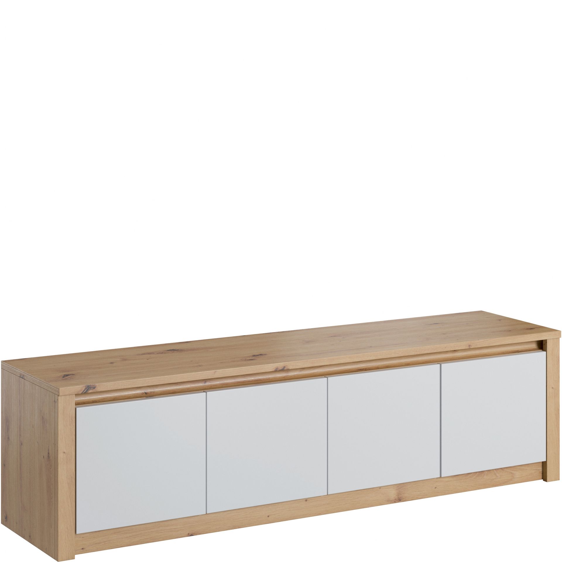 Komoda K4D Malta Sypialnia White Gała Meble White, Dąb Artisan
