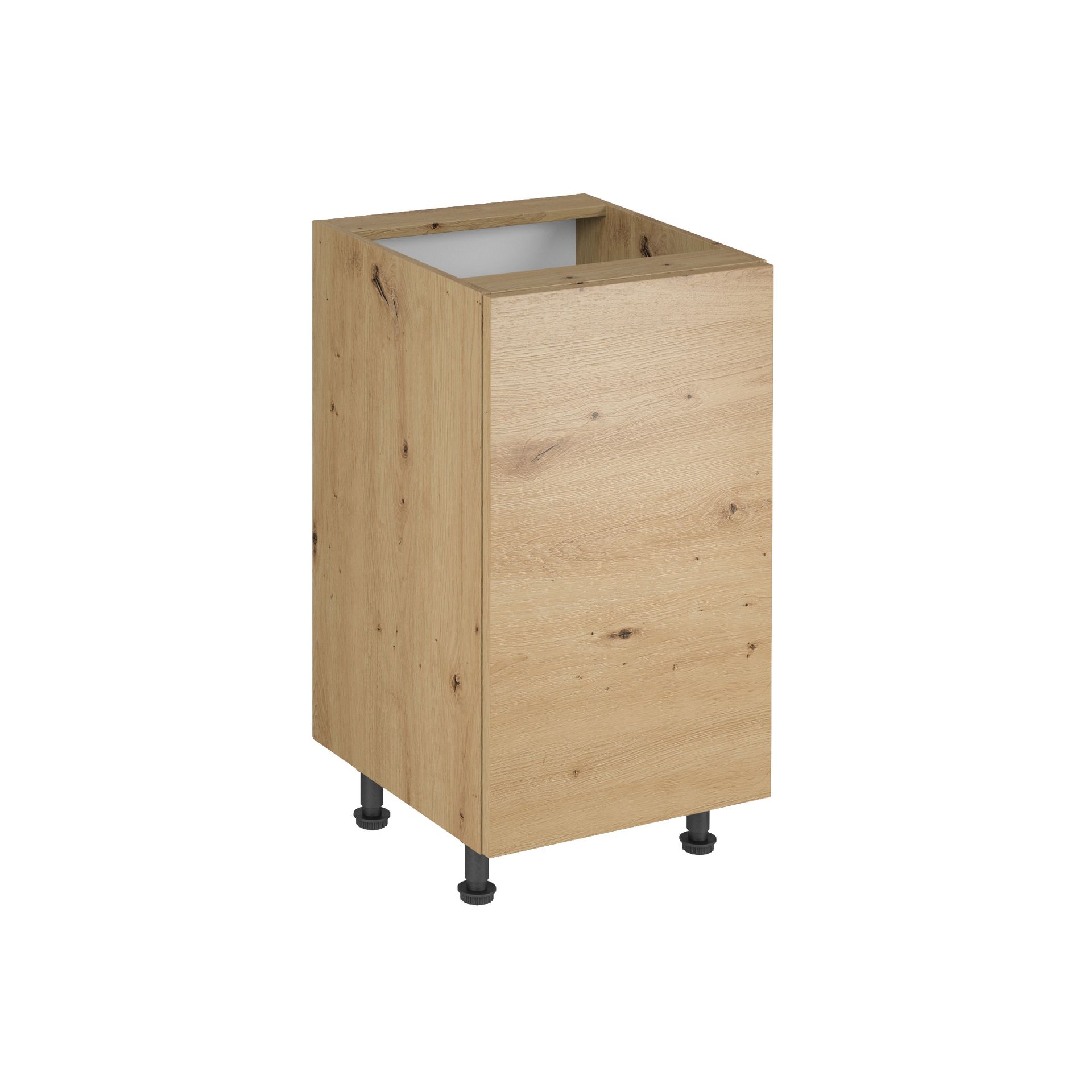 Szafka Dolna Stojąca 1 Drzwi D45-P/L Langen Gała Meble Beige Mat, Metal Czarny