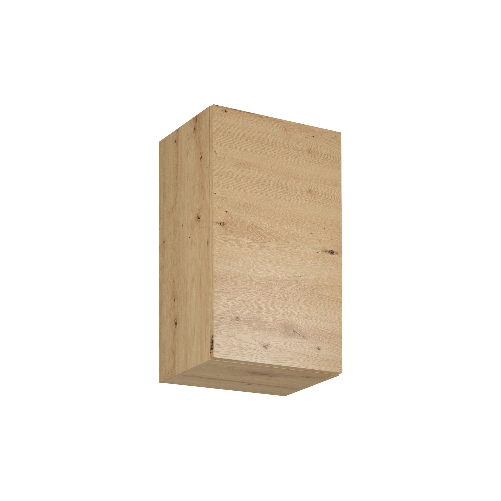 Szafka Górna Wisząca 1 Drzwi G45-P/L Langen Gała Meble Beige Mat, Metal Czarny