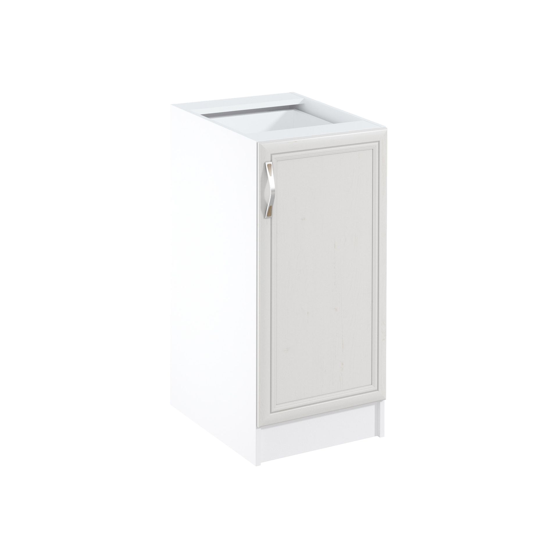 Szafka Dolna Stojąca 1 Drzwi D40 Prawa Sycylia White Gała Meble Sosna Andersen, Biały