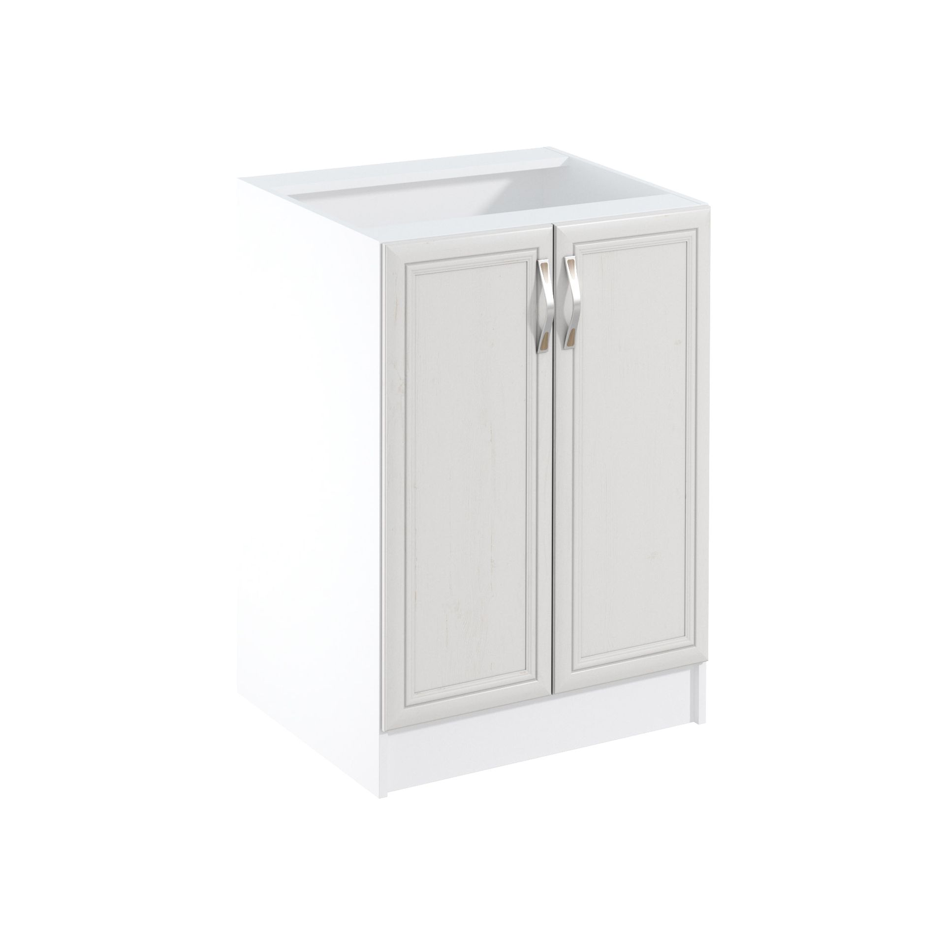 Szafka Dolna Stojąca 2 Drzwi D60 Sycylia White Gała Meble Sosna Andersen, Biały