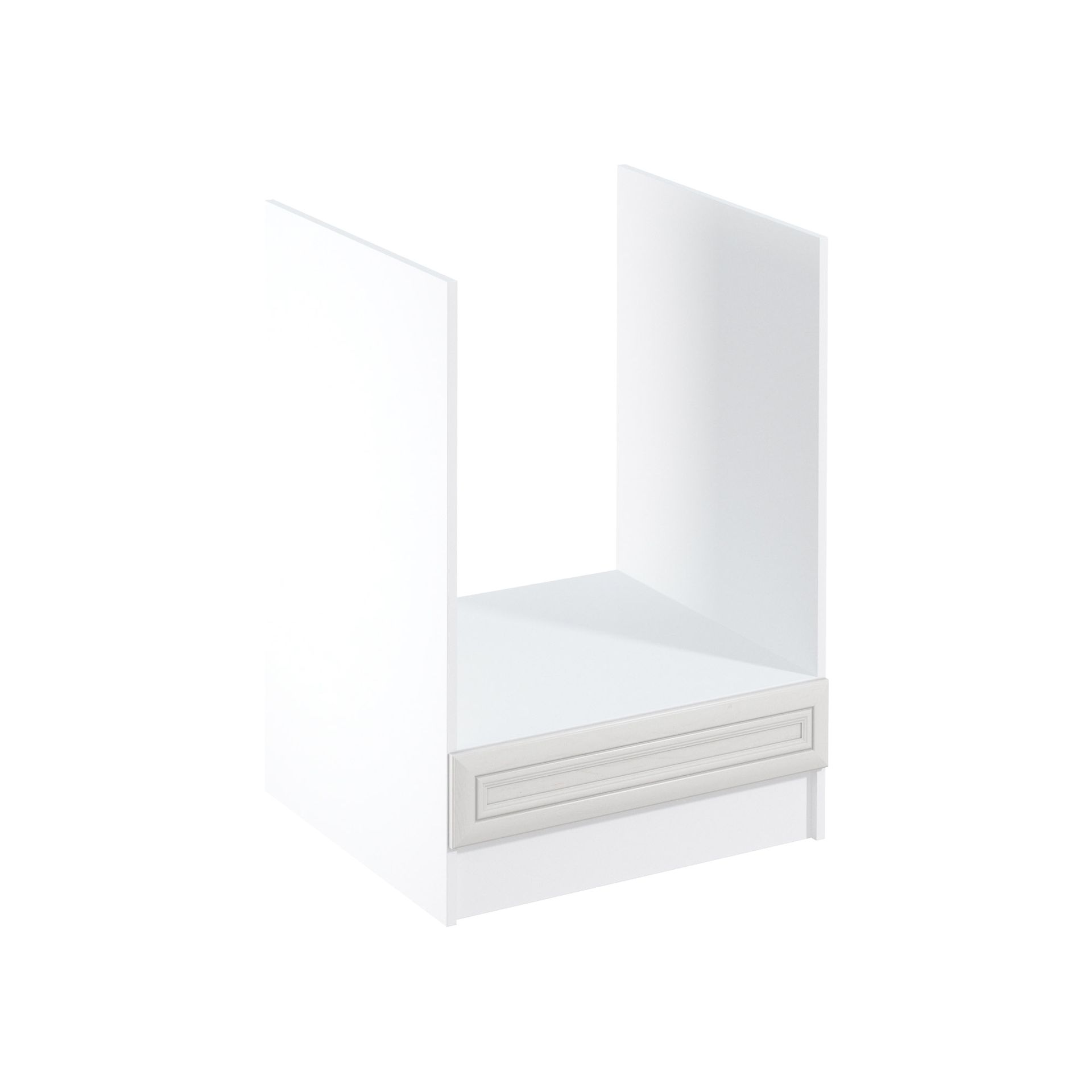 Szafka Dolna Pod Zabudowę Piekarnika D60ZK Sycylia White Gała Meble Biały