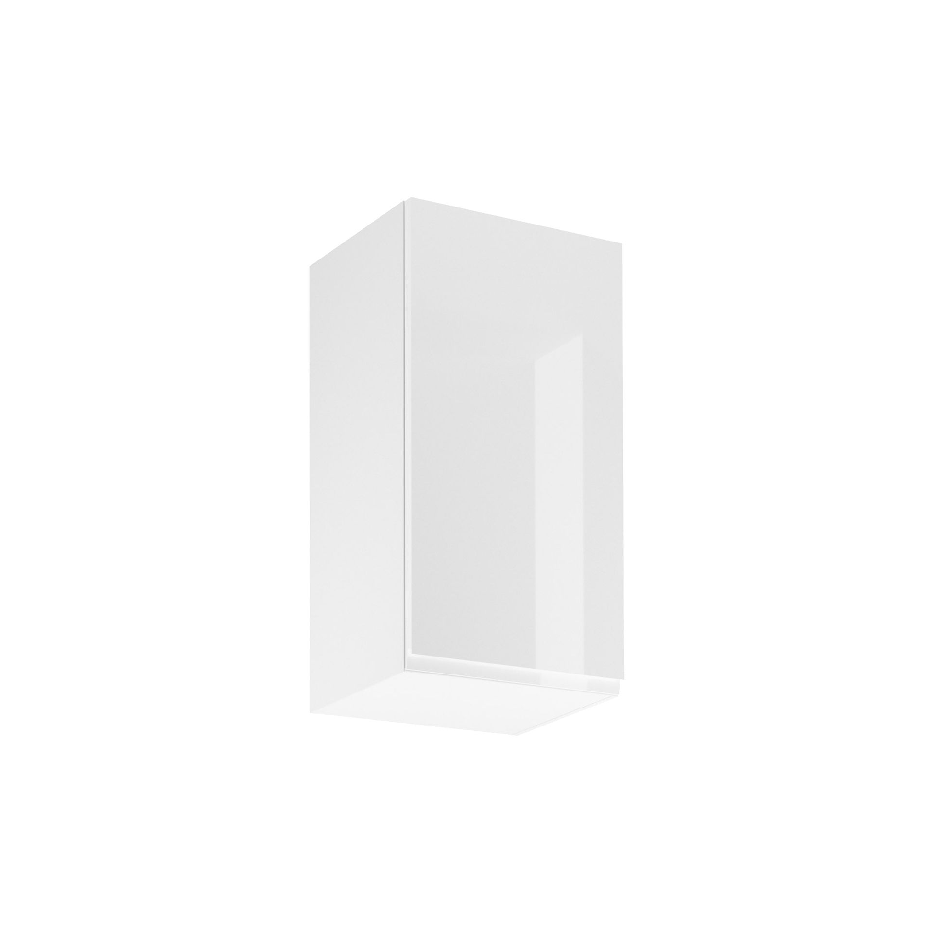 Szafka Górna Wisząca 1 Drzwi G40 Lewa Aspen Gała Meble Grey Połysk