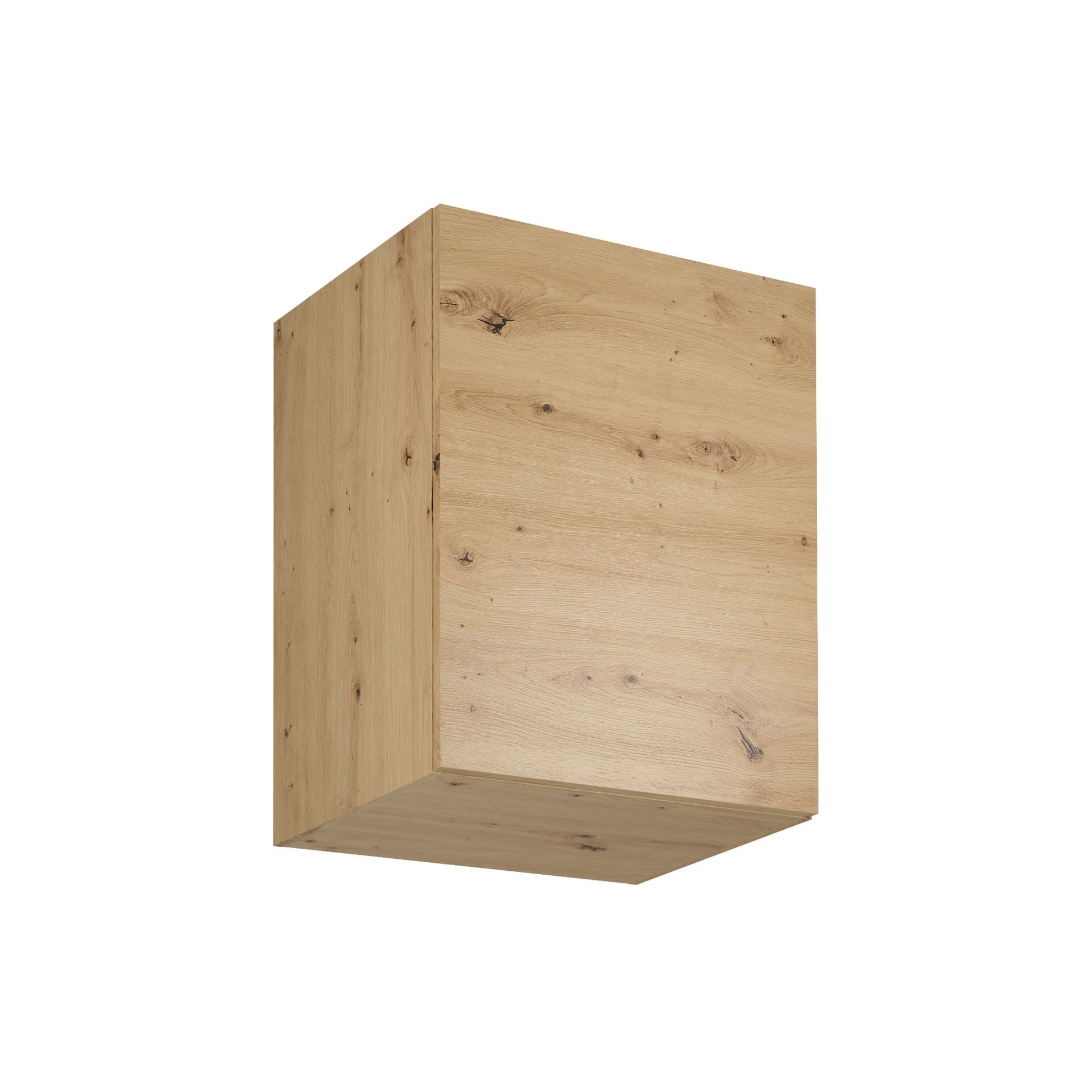 Szafka Górna Wisząca 1 Drzwi G60G-P/L Langen Gała Meble Dąb Artisan, Metal Czarny