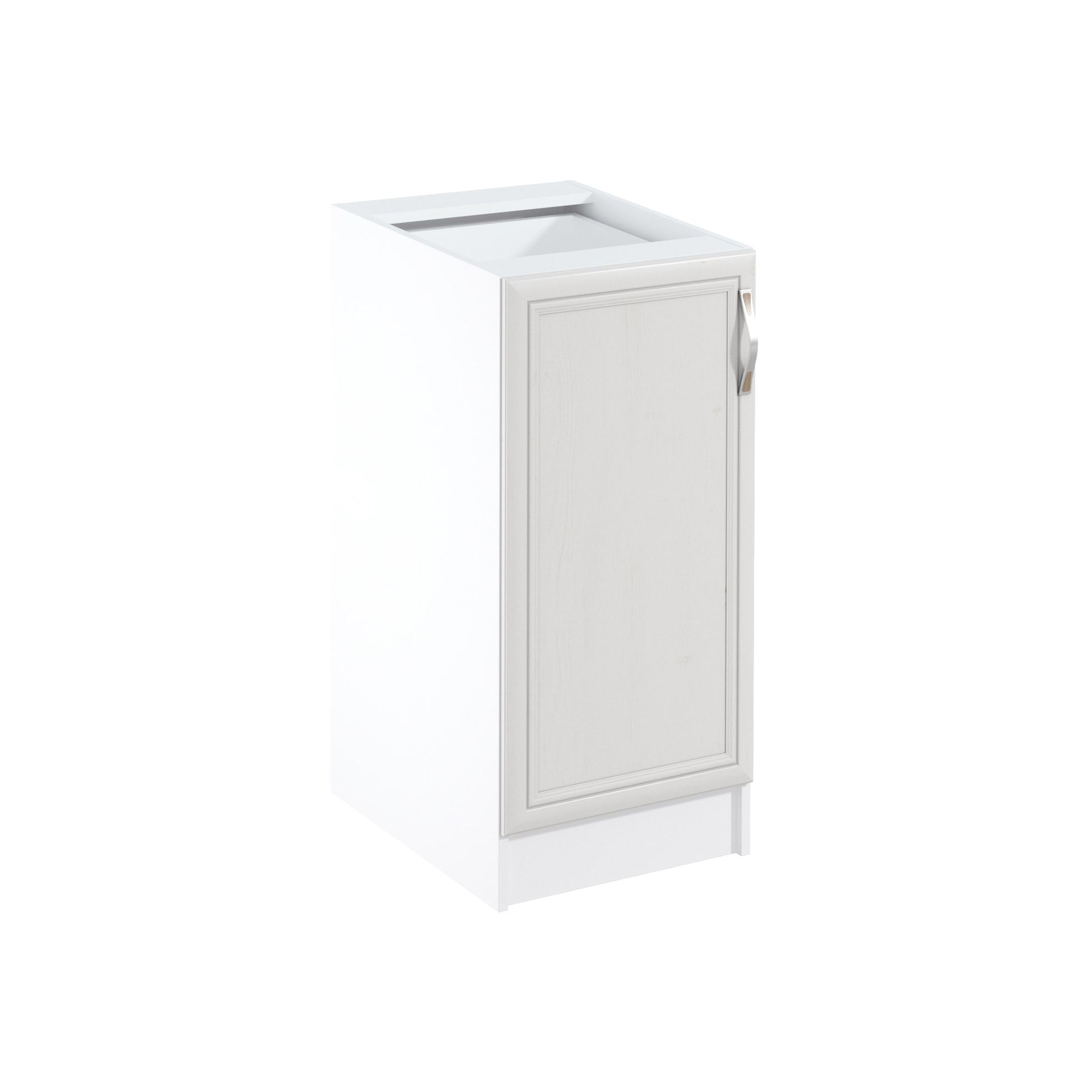 Szafka Dolna Stojąca 1 Drzwi D40 Lewa Sycylia White Gała Meble Sosna Andersen, Biały