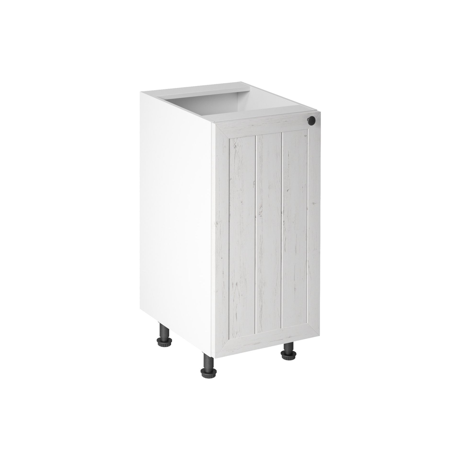 Szafka Dolna Stojąca 1 Drzwi D40 Lewa Prowansja Gała Meble Sosna Andersen, Biały