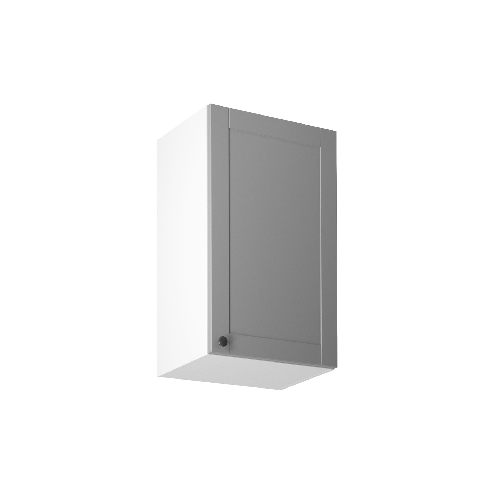 Szafka Górna Wisząca 1 Drzwi G45 Linea Gała Meble Szary, Biały