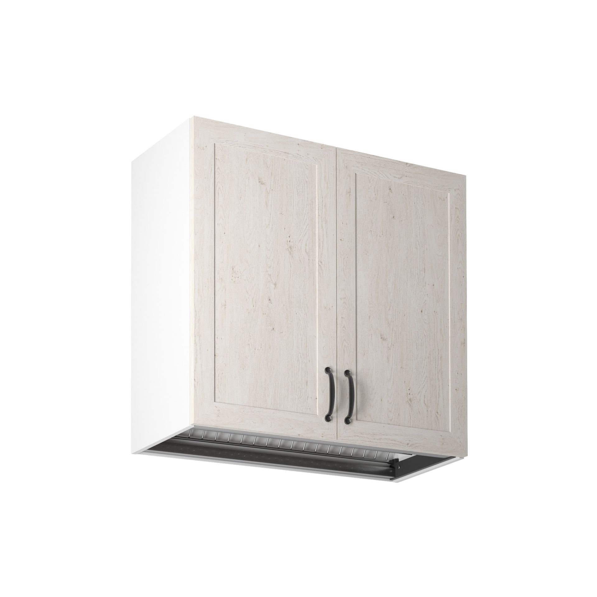 Szafka Górna Wisząca 2 Drzwi Ociekacz G80C Royal Gała Meble Sosna Nordycka, Biały