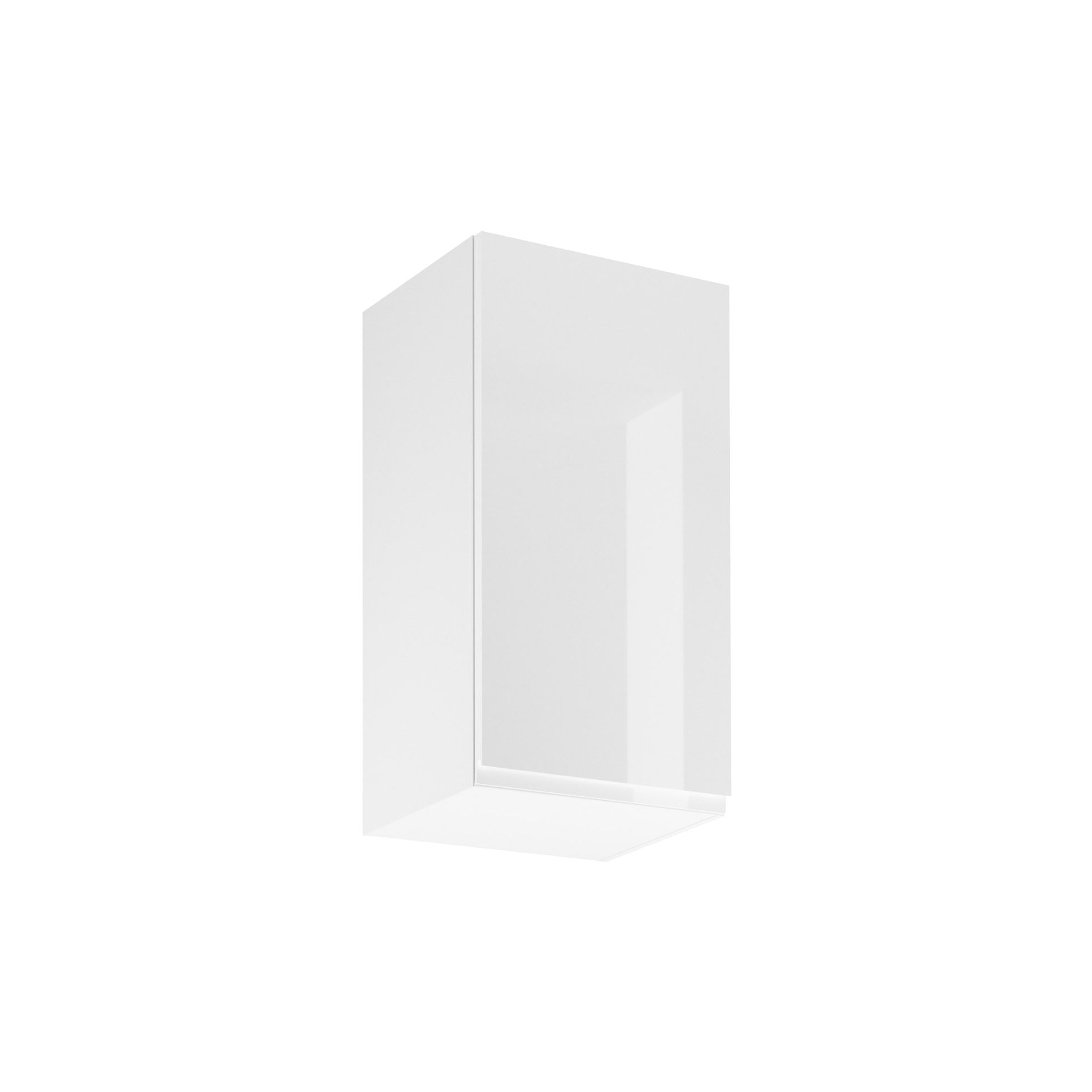 Szafka Górna Wisząca 1 Drzwi G40 Prawa Aspen Gała Meble Grey Połysk