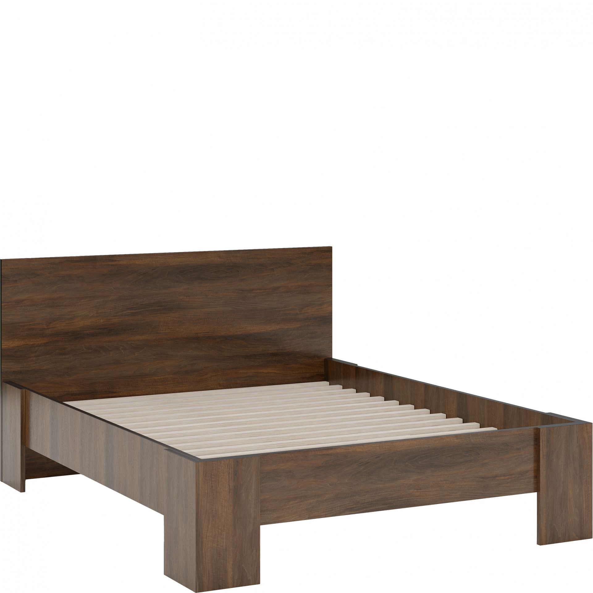 Łóżko 160 x 200 L160 Frida Sypialnia Walnut Gała Meble