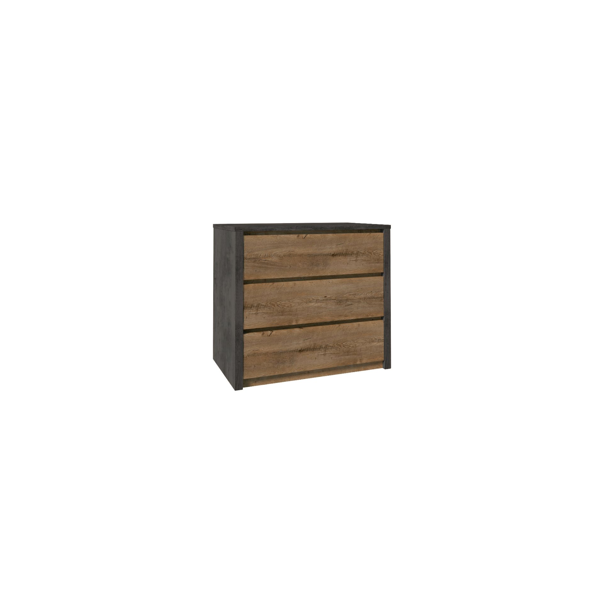 Komoda K3S Montana Grey Gała Meble Dąb Lefkas, Smooth Grey
