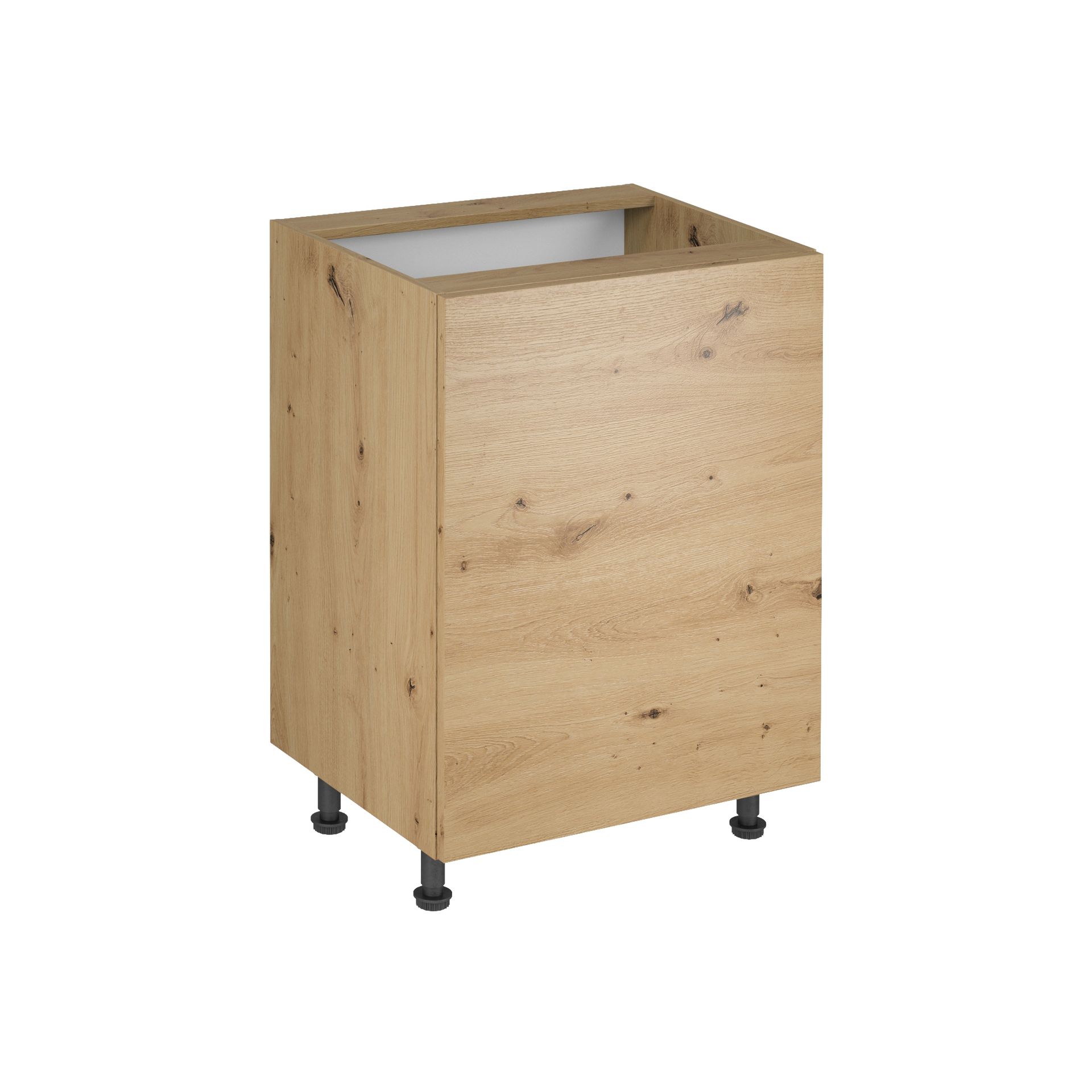 Szafka Dolna Stojąca 1 Drzwi D60-P/L Langen Gała Meble Dąb Artisan, Brak - System Push to Open