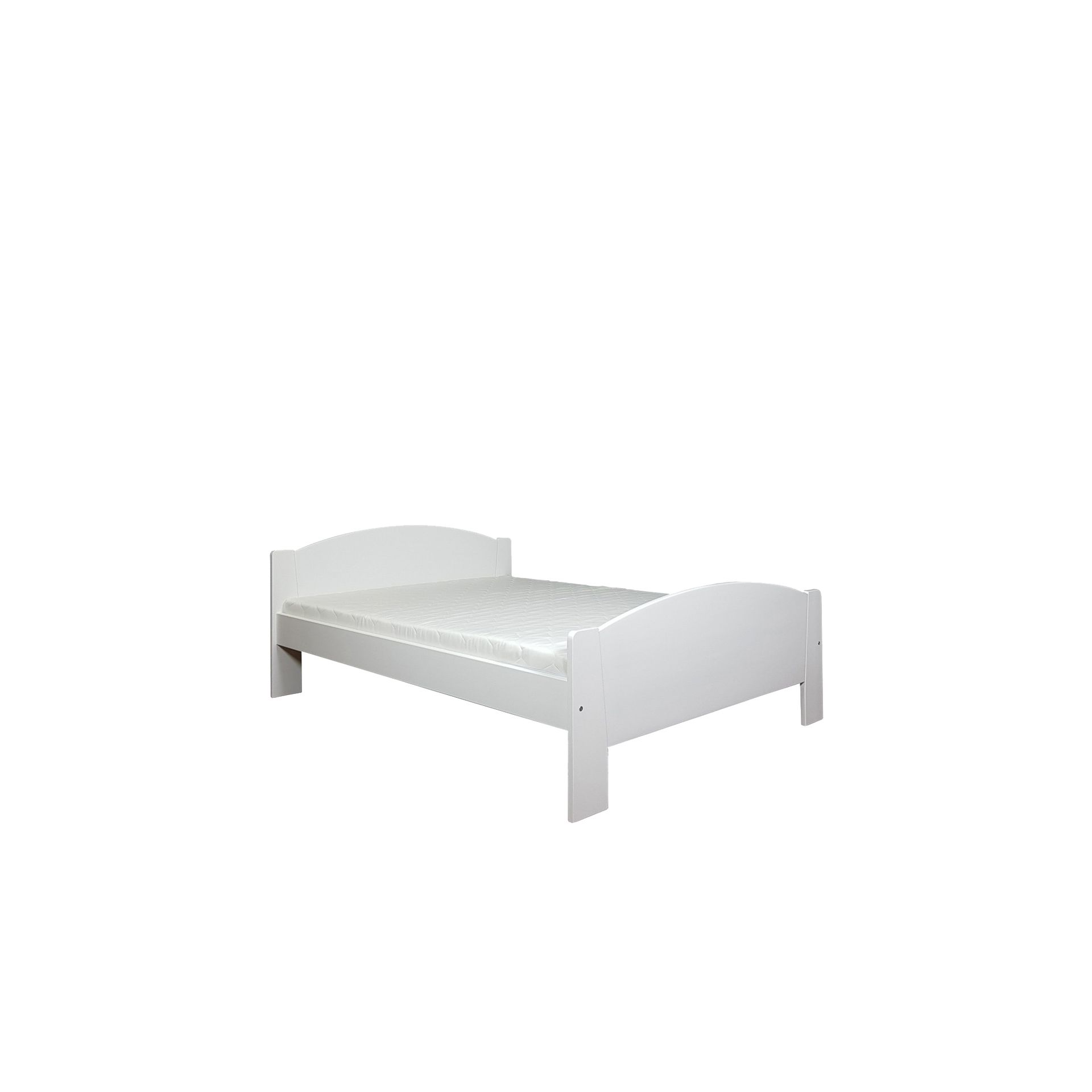 Łóżko Drewniane Sosnowe Miki 140 x 200 Meble Doktór Bejca Orzech