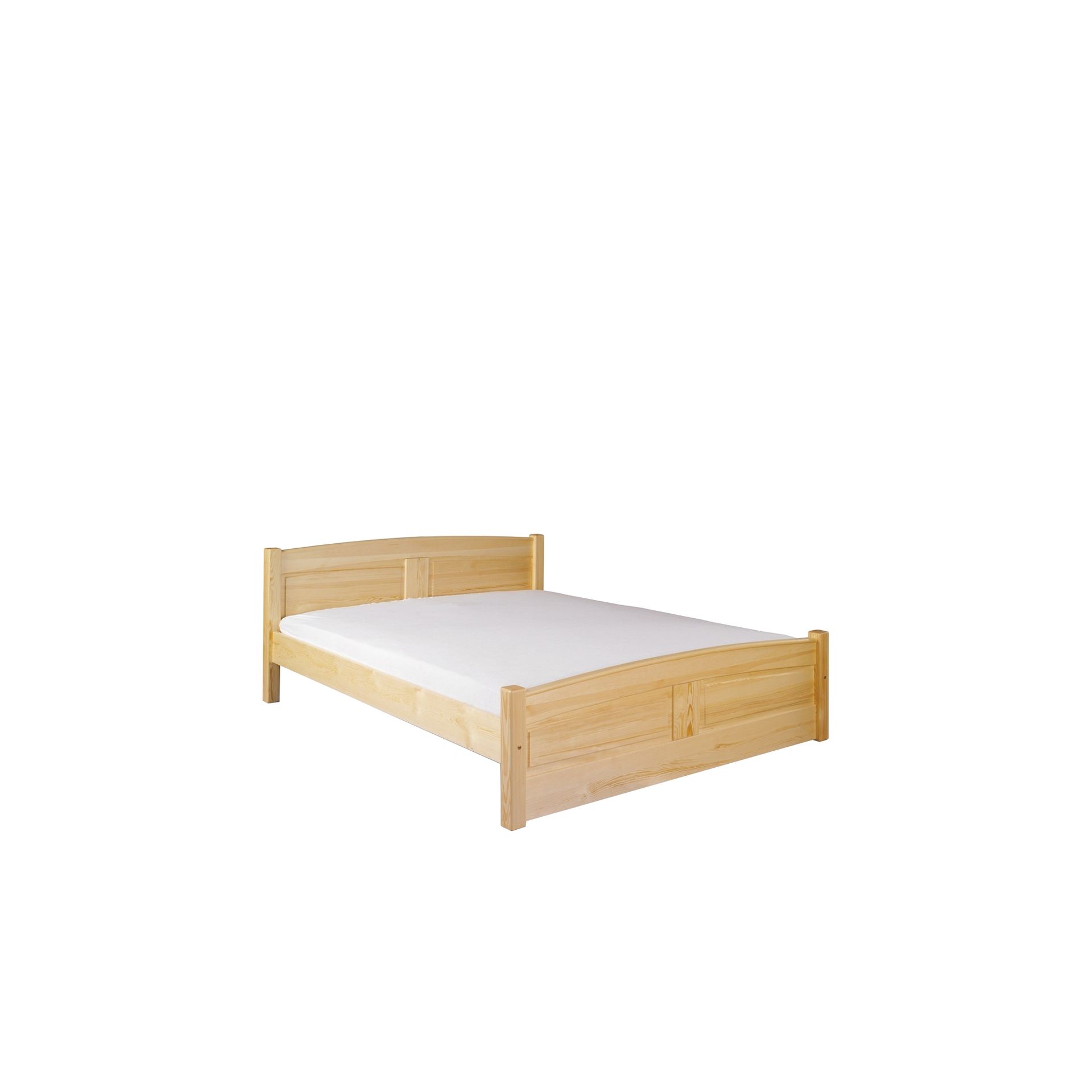 Łóżko Drewniane Sosnowe Royal 180 x 200 Meble Doktór Bejca Czarna