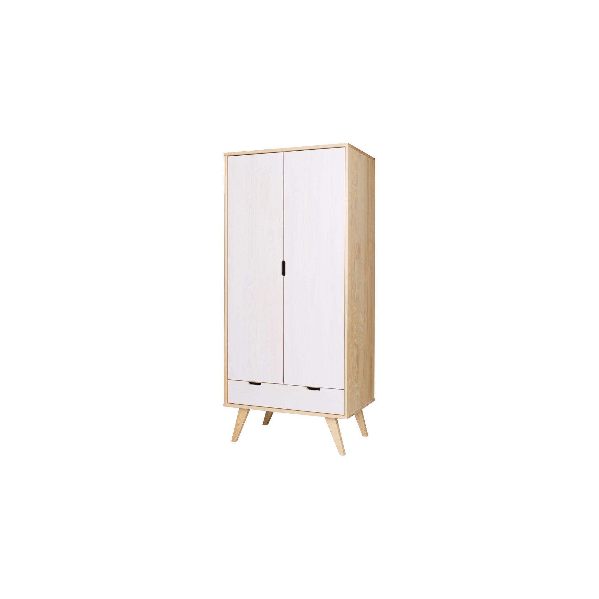 Szafa Malmo Meble Doktór Bejca Dębowa / Bejca Biała