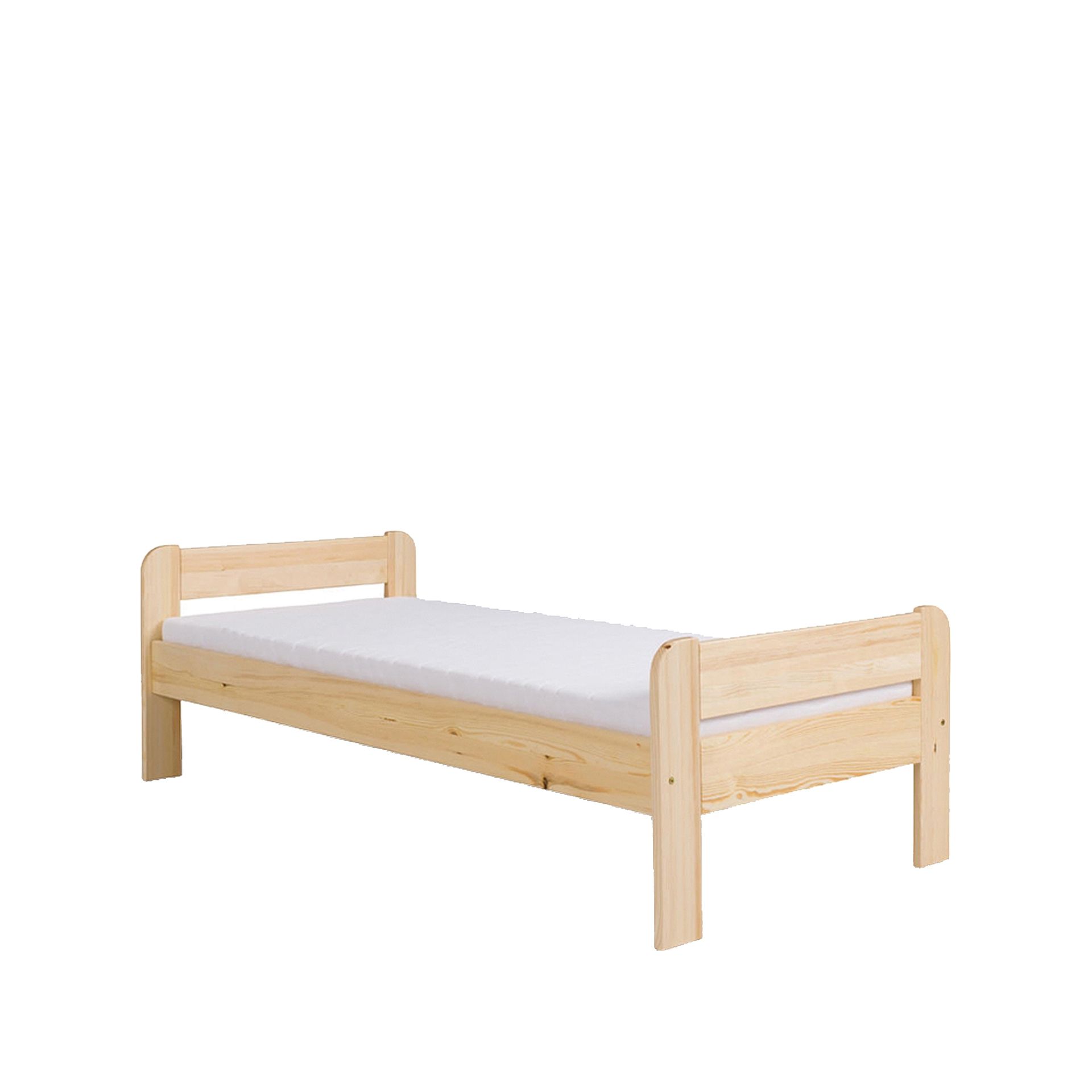 Łóżko Drewniane Sosnowe Alex 100 x 200 Meble Doktór Bejca Biała