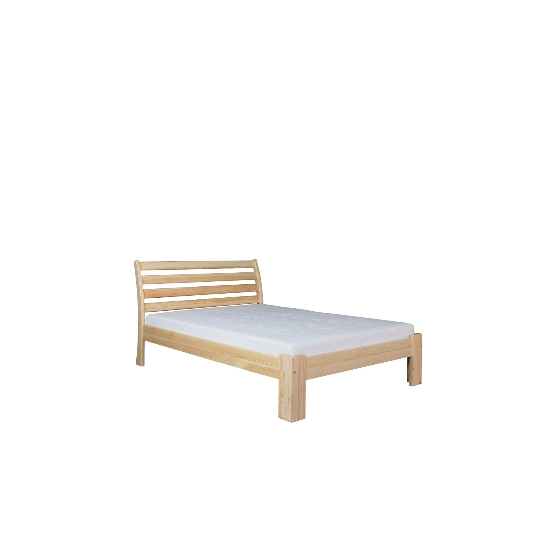 Łóżko Drewniane Sosnowe Florencja 140 x 200 Meble Doktór Bejca Czarna
