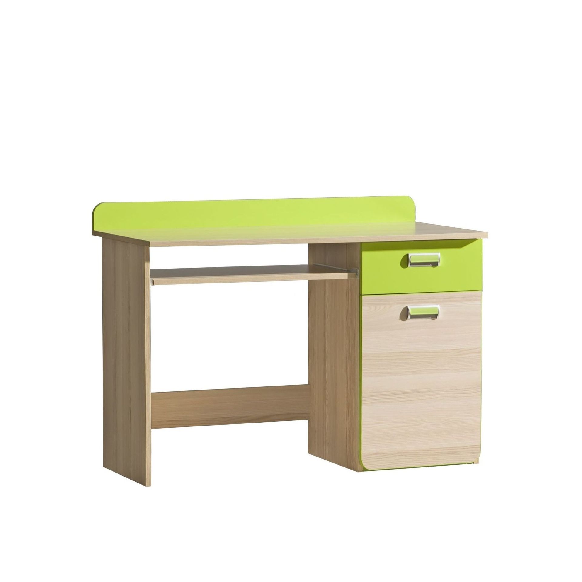 Biurko L10 Lorento Dolmar Biały Brylantowy / Dąb Nash