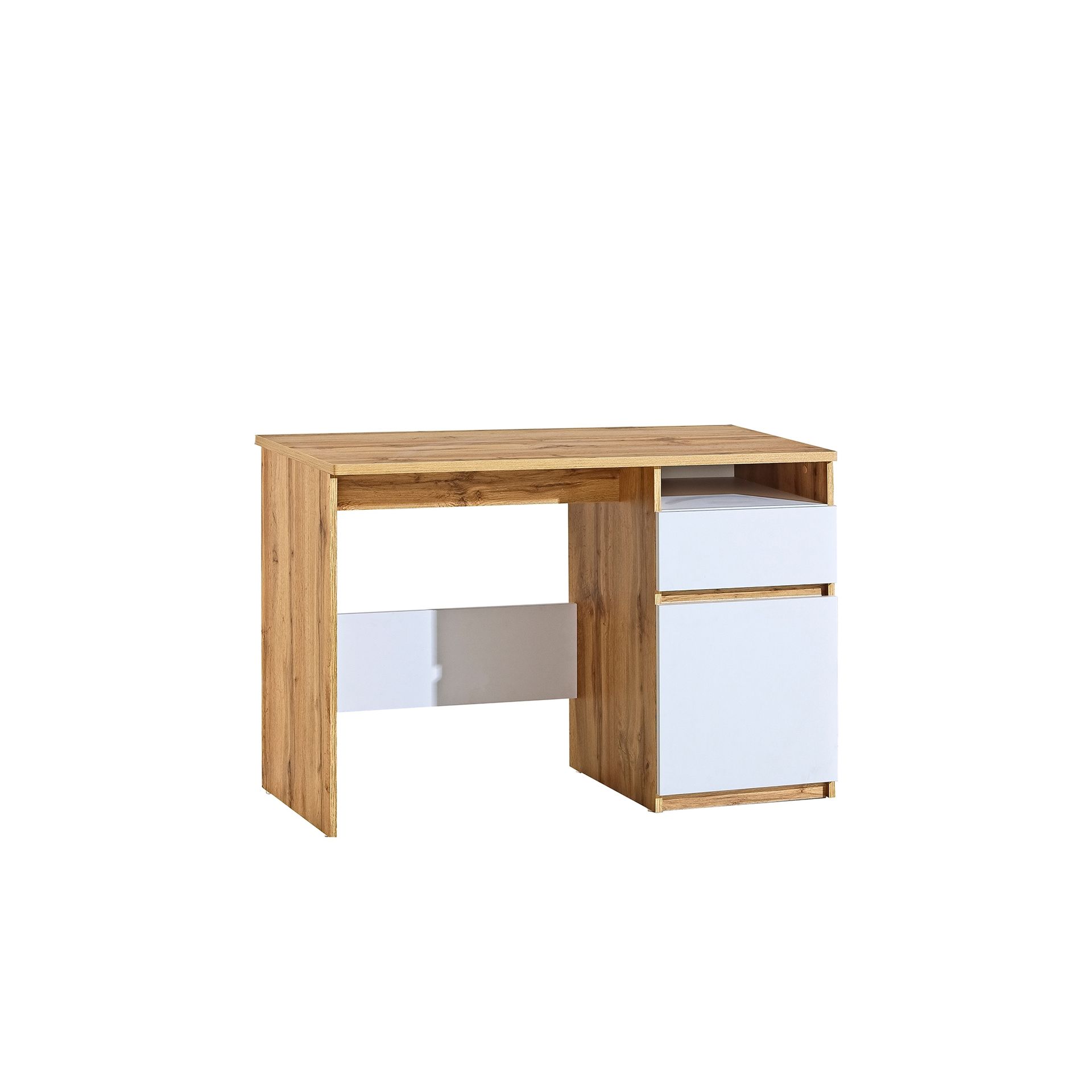 Biurko AR7 Arca Dolmar Dąb Wotan / Biel Arktyczna