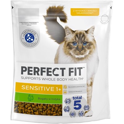 Perfect Fit Sensitive 1+ Indyk 750g