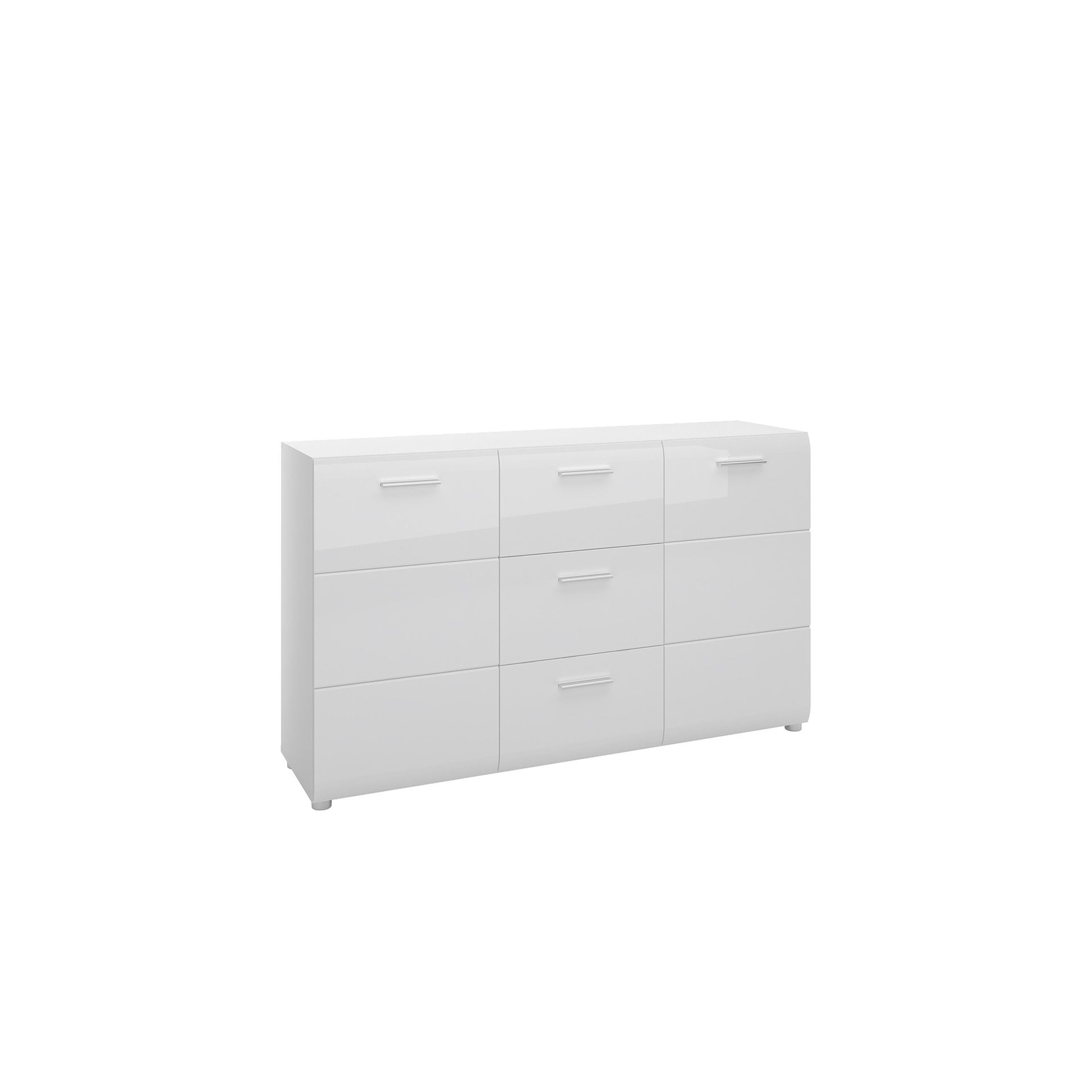 Komoda MEOK01 Merano Meble Wójcik Biały, Biel Alpejska