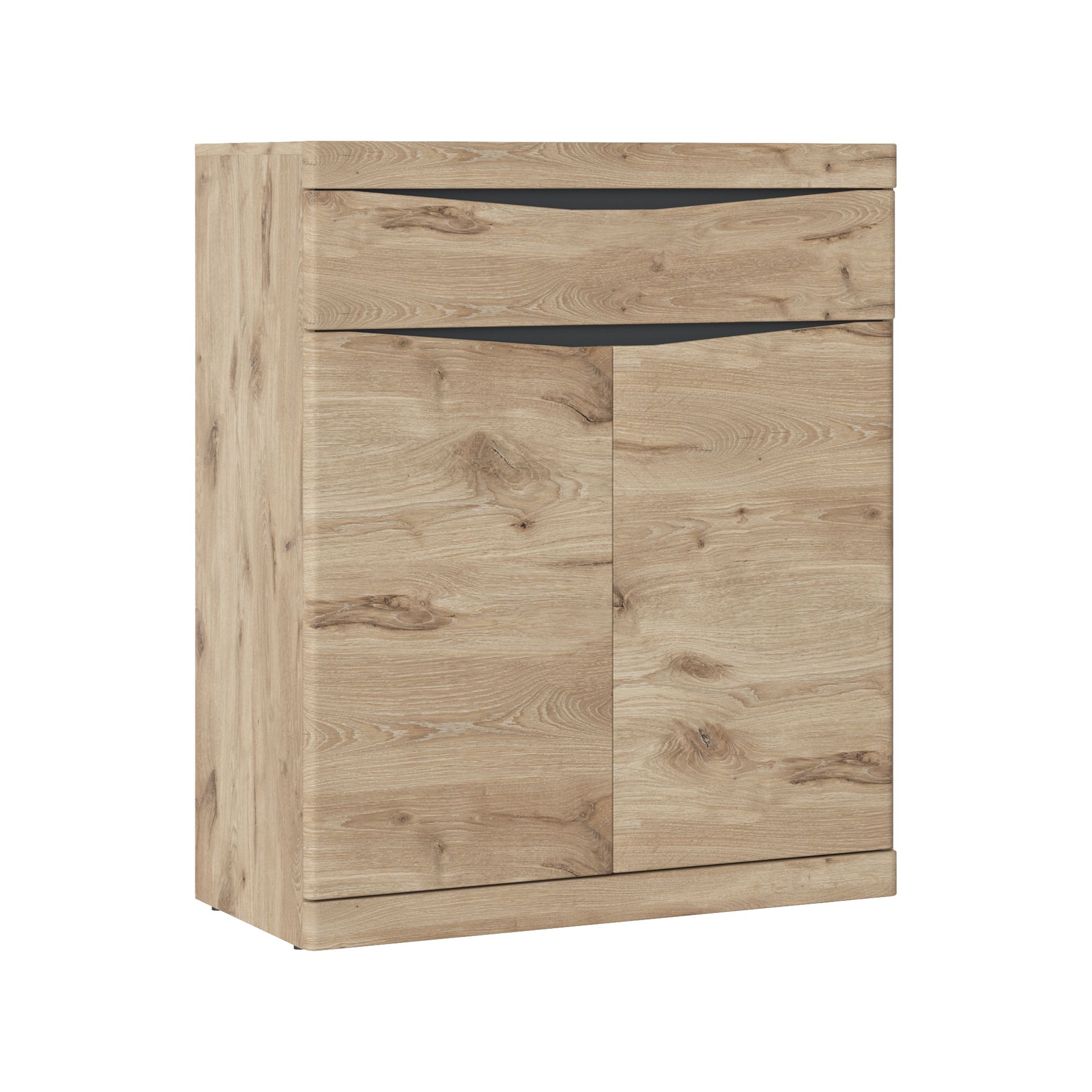 Komoda SUMGK1 Twist Meble Wójcik Dąb Viking, Antracyt