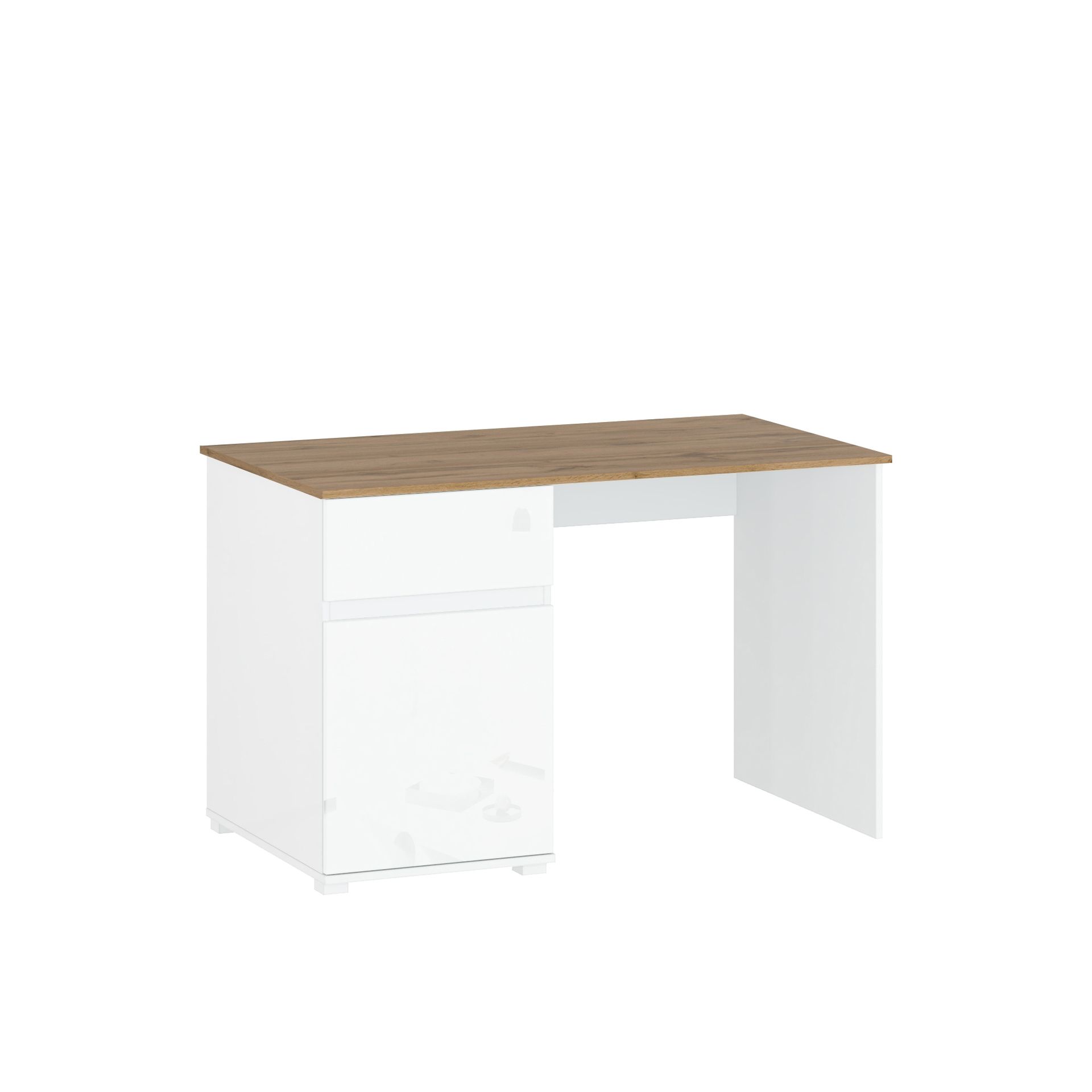Biurko 1D1S/120 Vigo Mebel Bos Biały