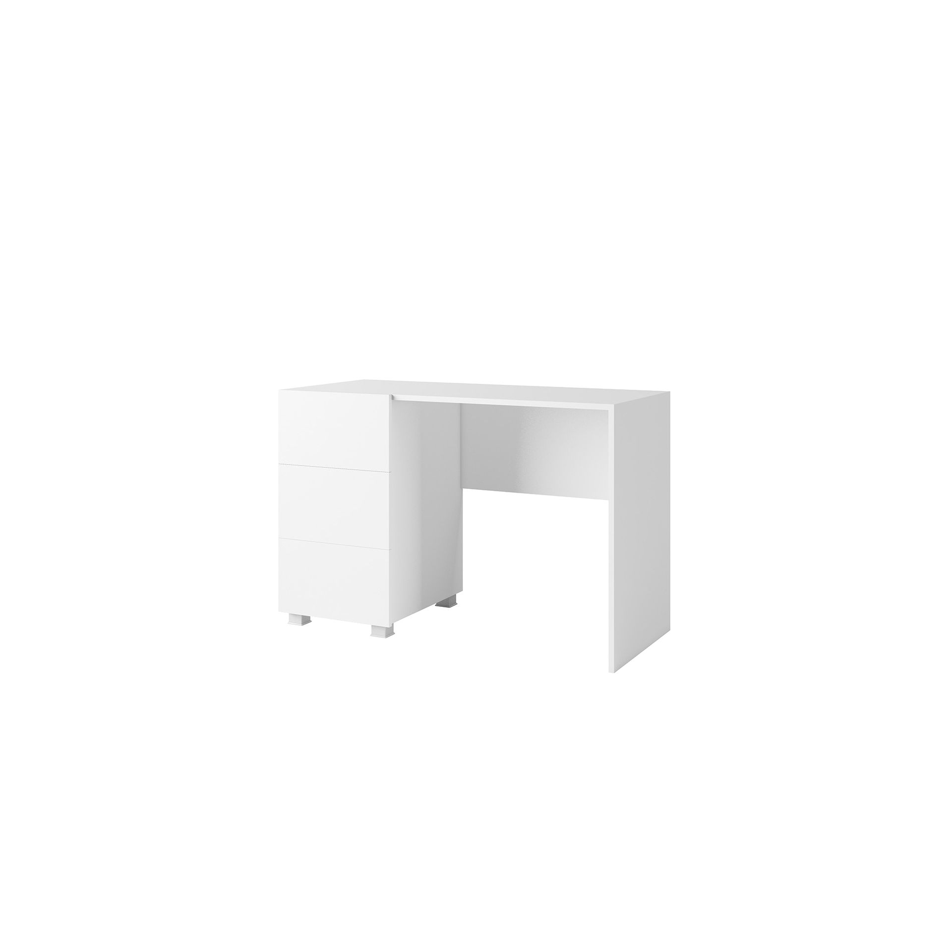 Biurko C-01 Calabrini GIB Meble Biały Mat / Biały Połysk