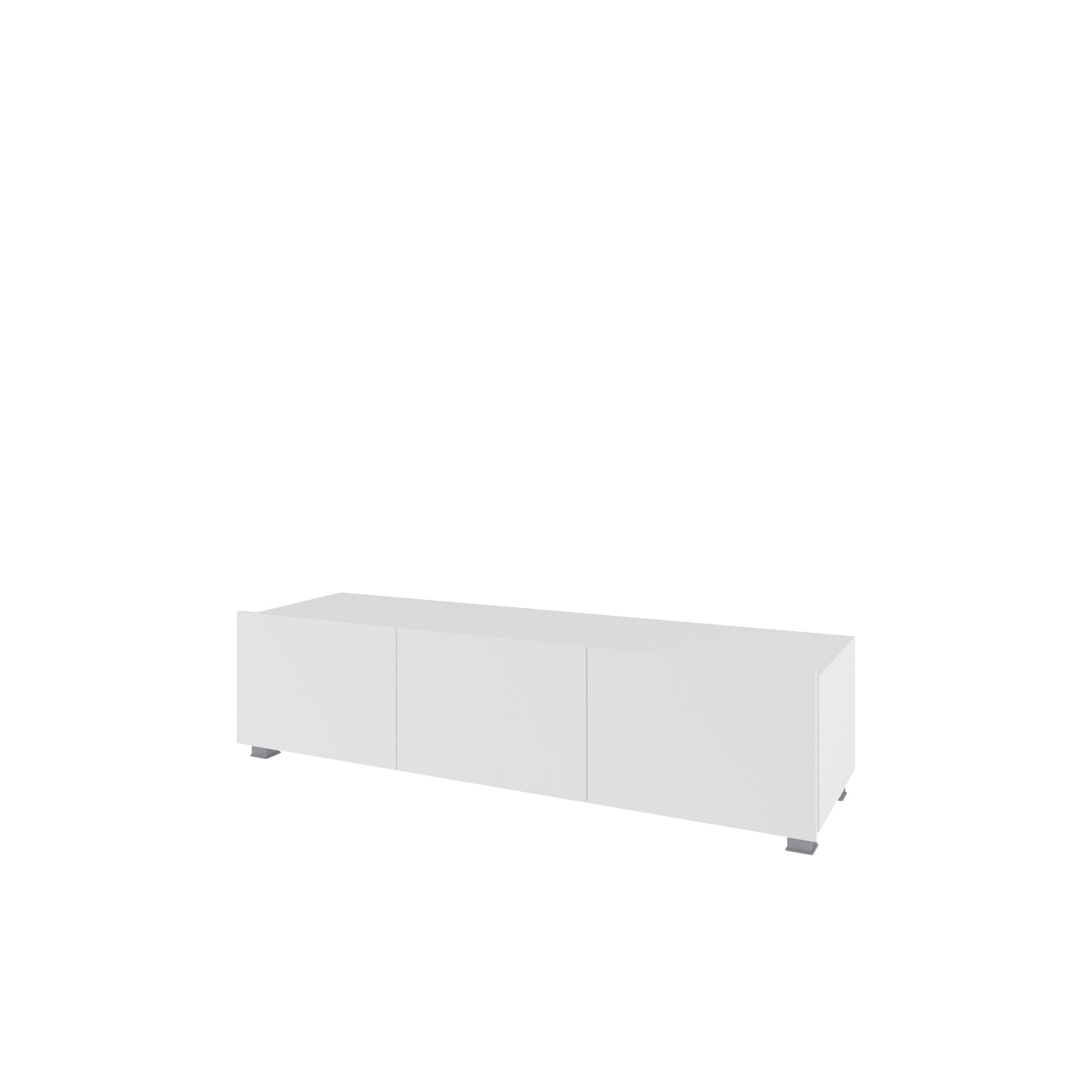 Szafka RTV150 C-12 Calabrini GIB Meble Czarny Mat / Czarny Połysk