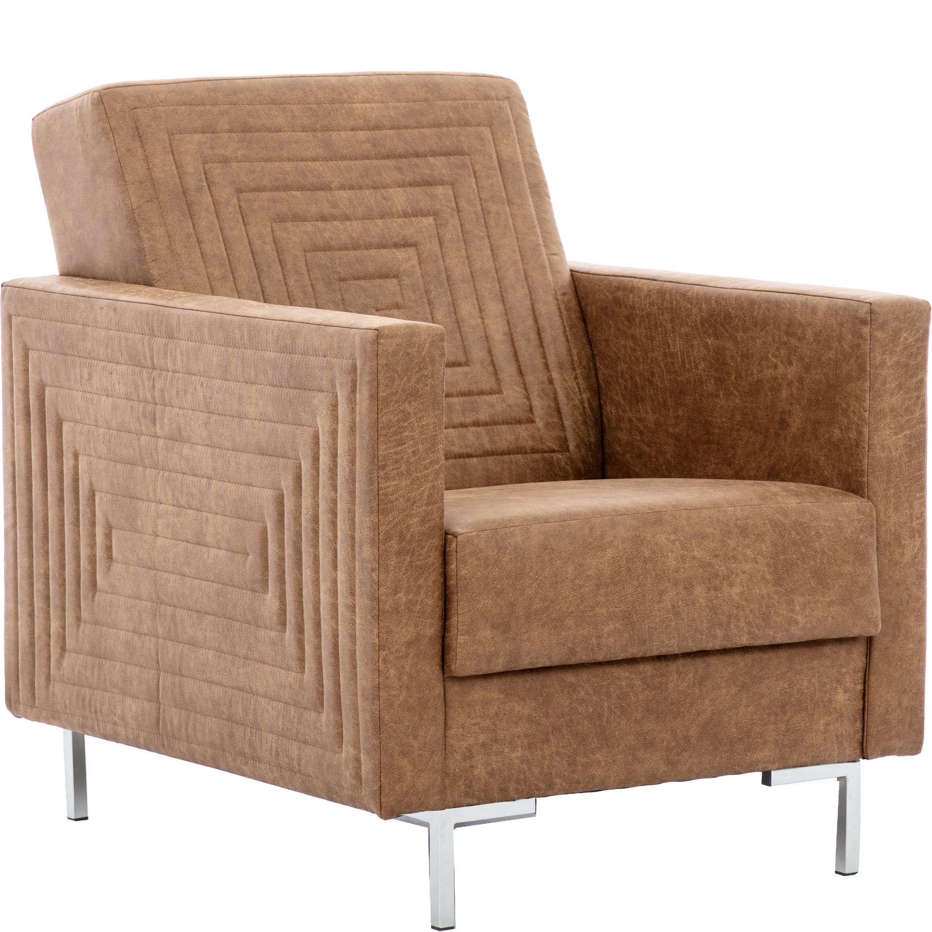 Fotel Solvo C GIB Meble Tkanina Modone 17031, Chrom