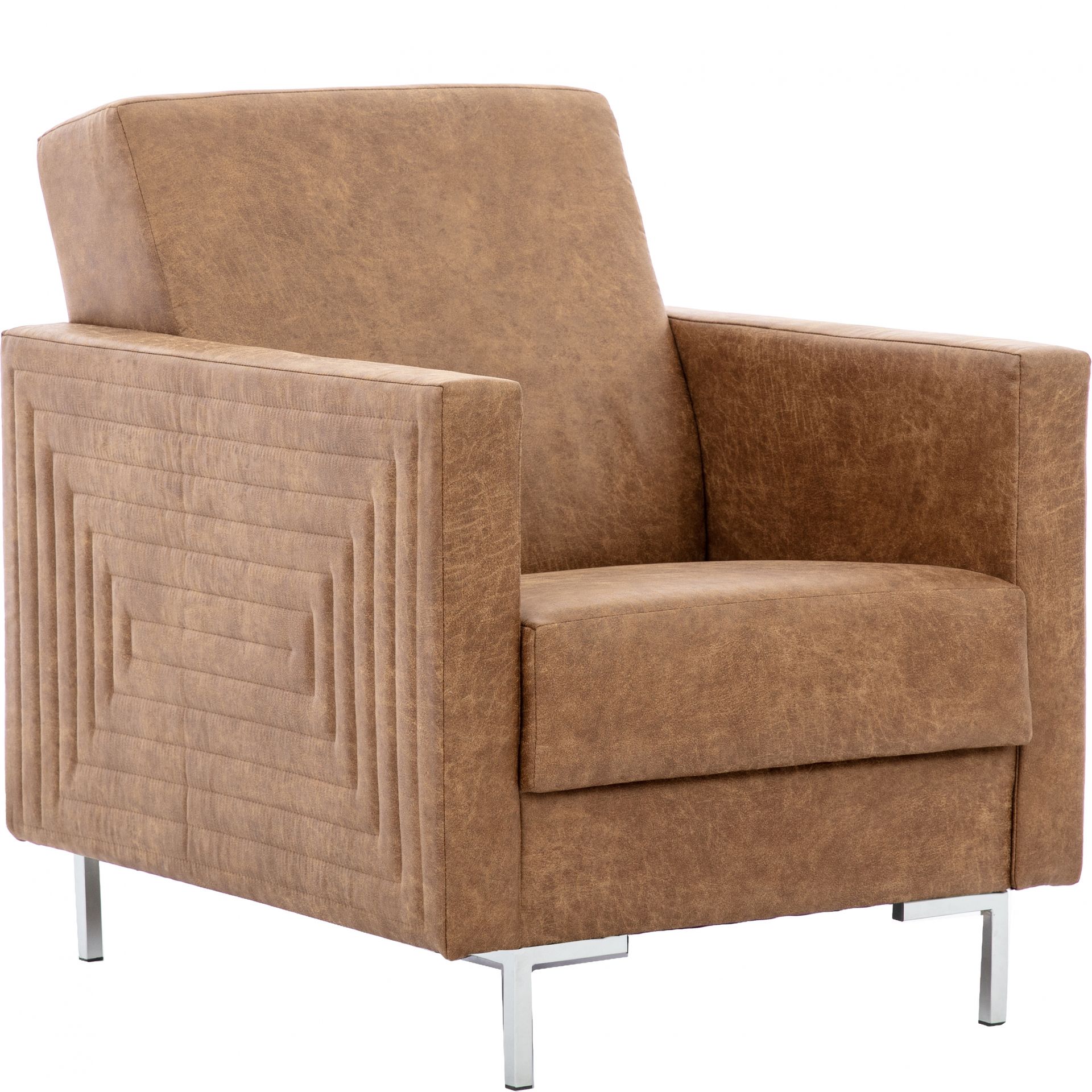Fotel Solvo B GIB Meble Tkanina Modone 17031, Chrom