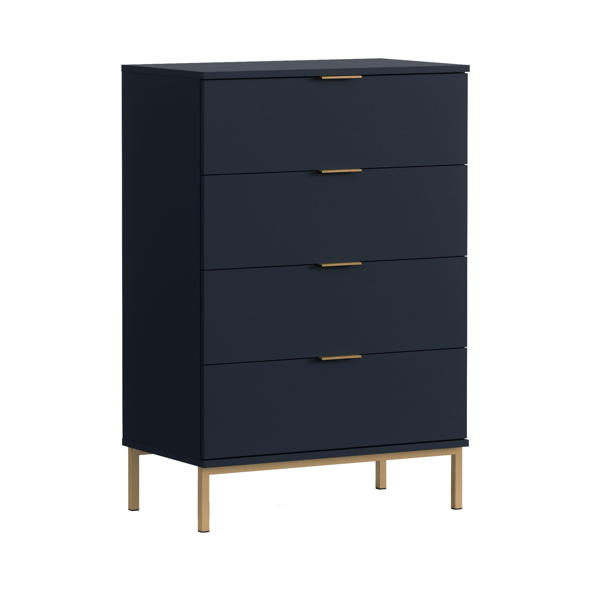 Komoda K4SZ PL-02 Pula GIB Meble Jesion Portland Czarny