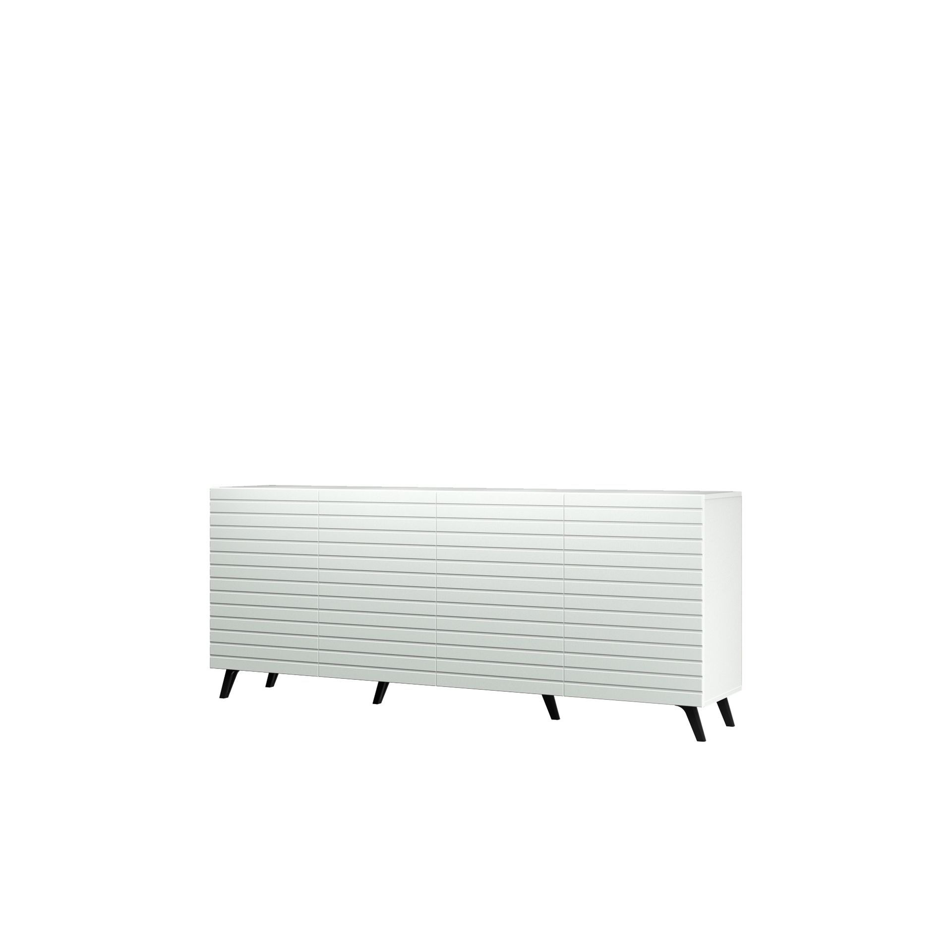 Komoda Biała Diverse Restol Front FR3, C267 Beton, Na Cokole