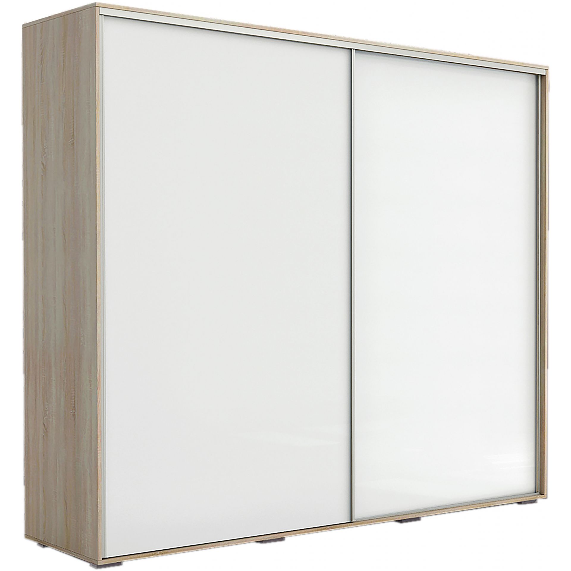 Szafa Przesuwna 200 A15 Skąpski Meble Sonoma, Czekolada, 215 cm