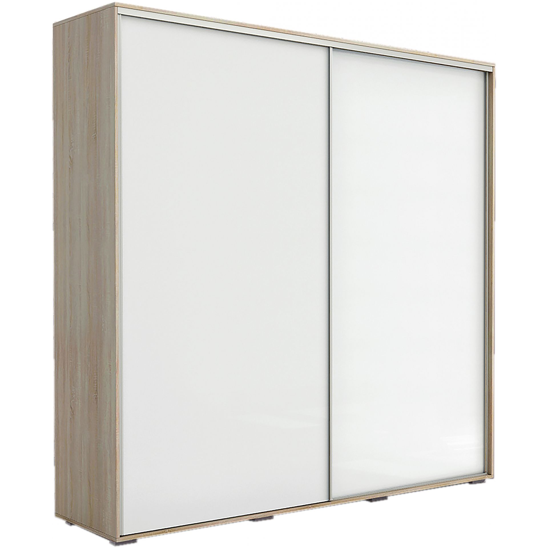 Szafa Przesuwna 150 A15 Skąpski Meble Czekolada, Sonoma, 215 cm