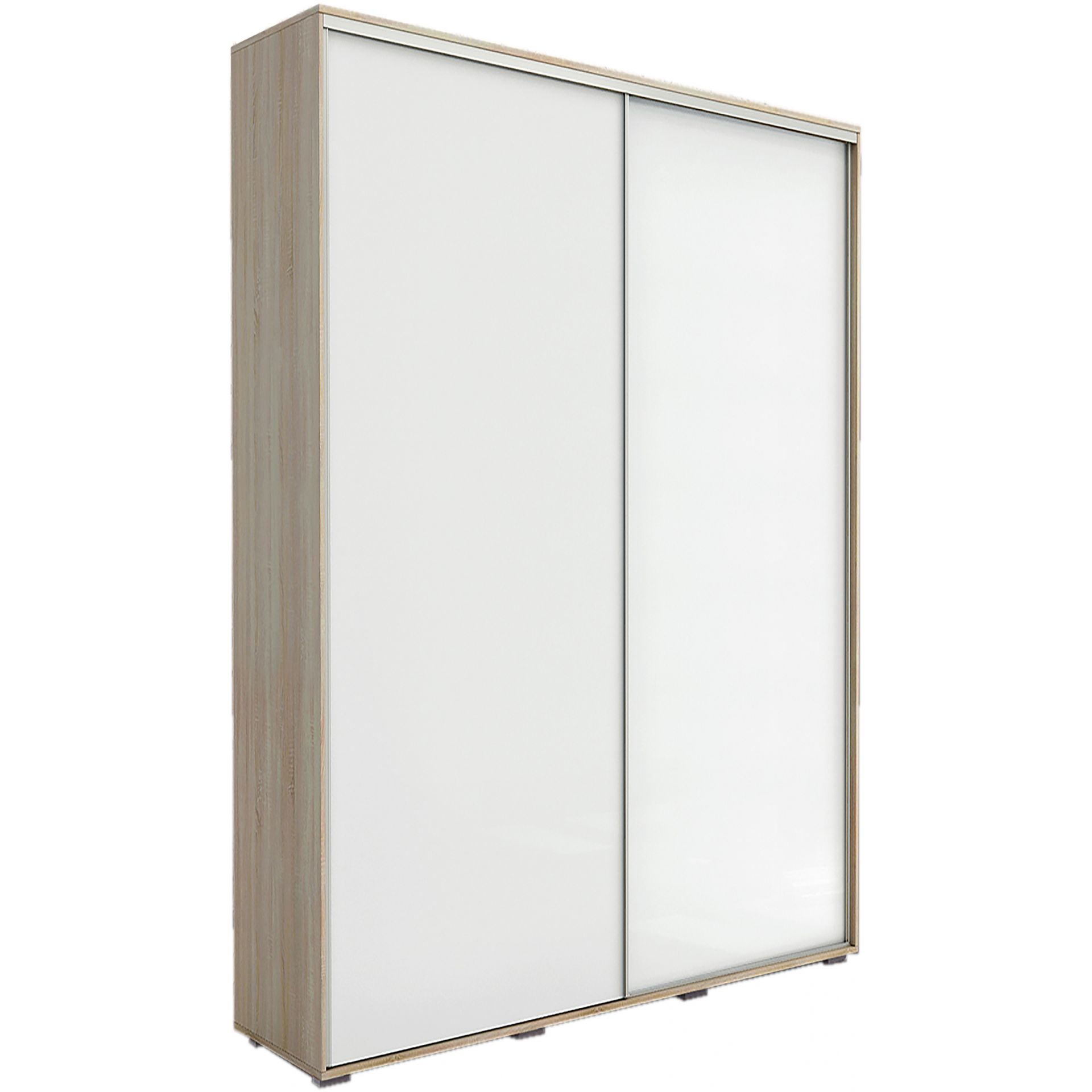 Szafa Przesuwna 125 A15 Skąpski Meble Craft Złoty, Biały, 245 cm