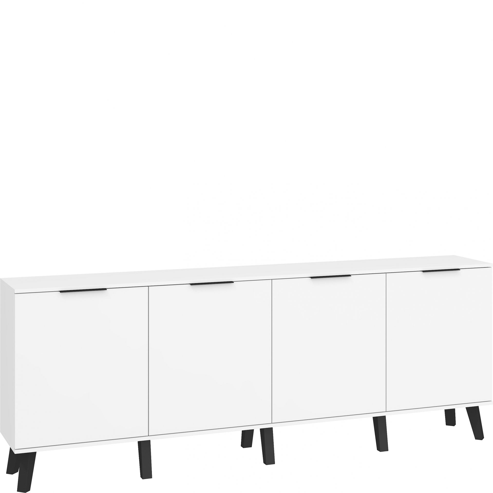 Komoda 4D SVN-03 Sven MebloCross Biały Mat / Biały Połysk