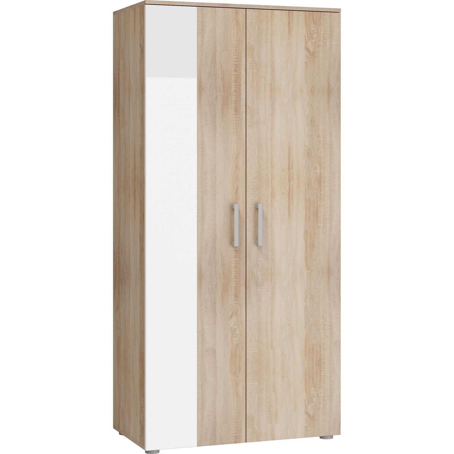 Szafa STE-05 Stella MebloCross Śliwa Wallis / Czarny Połysk