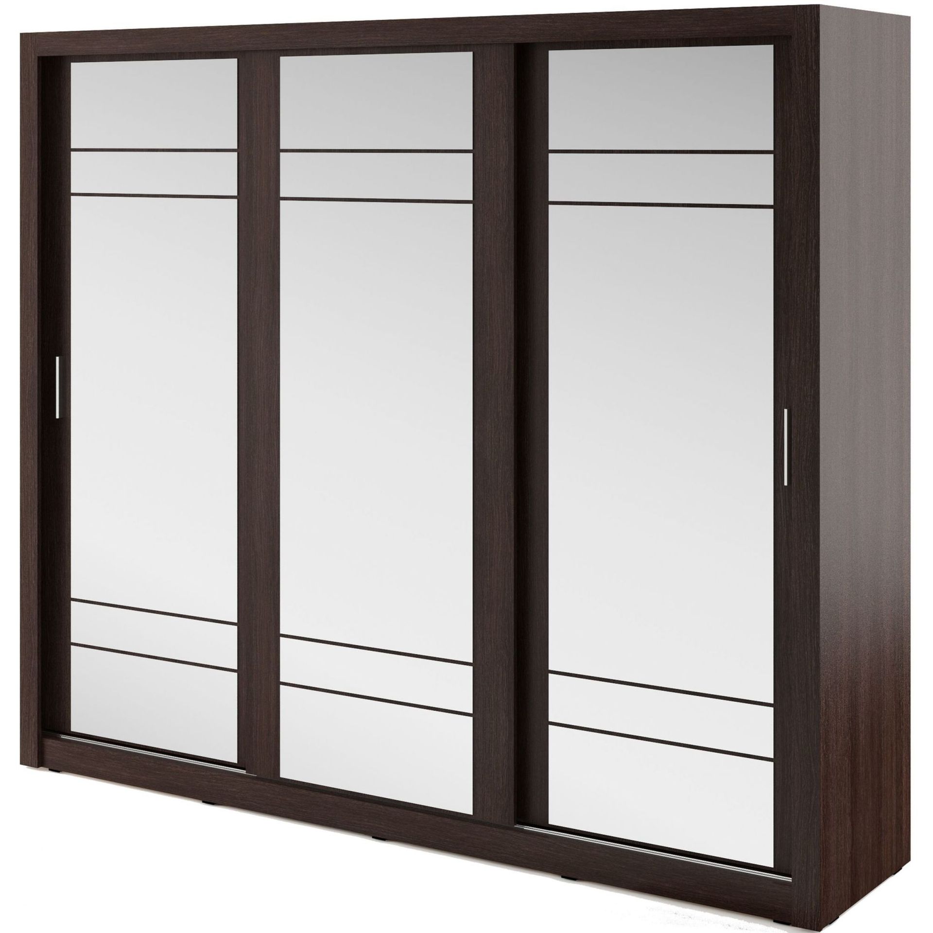 Szafa Przesuwna 250 z Lustrem AR-02 Arti Lenart Dąb Shetland