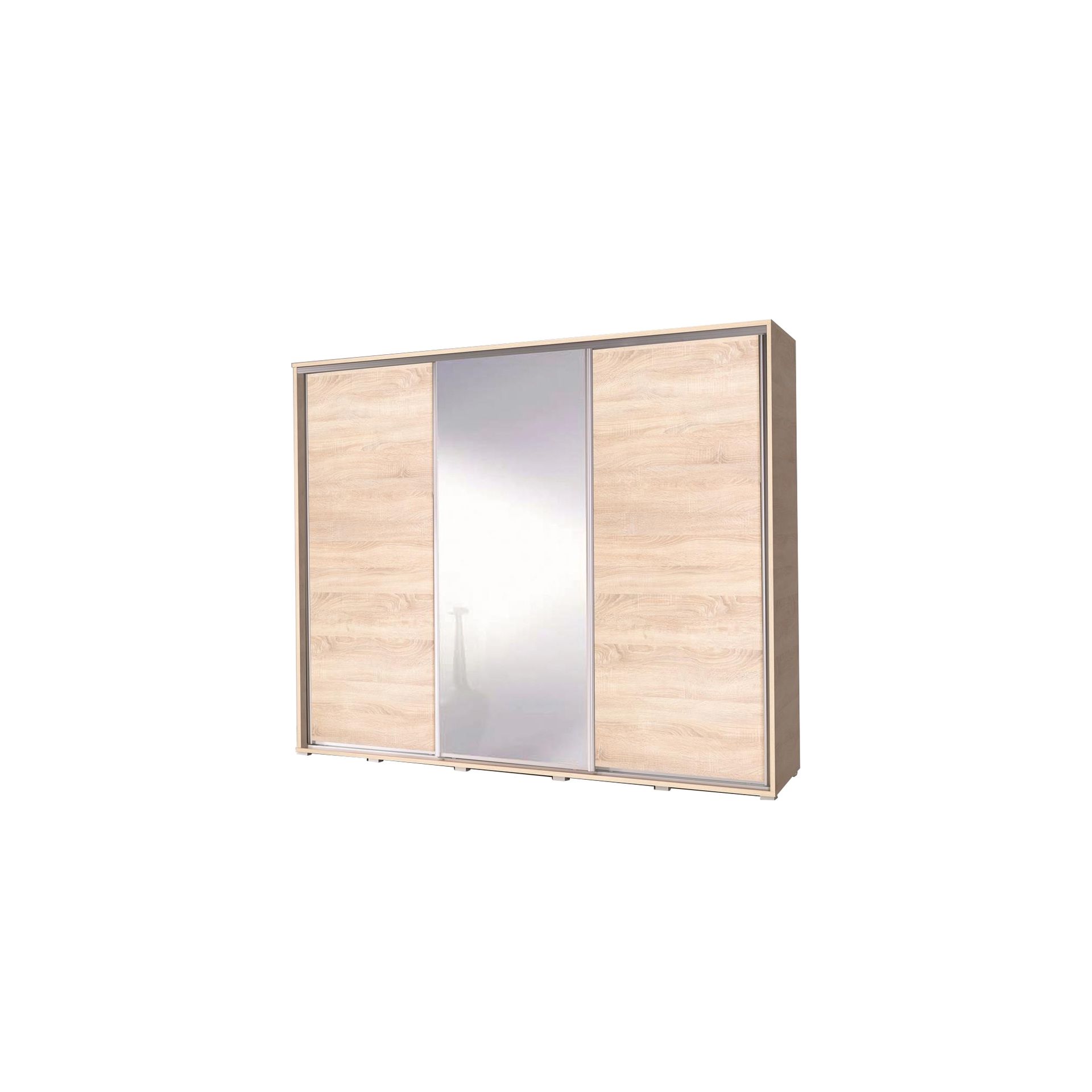 Szafa 255 z Lustrem Penelopa Maridex Biały Mat