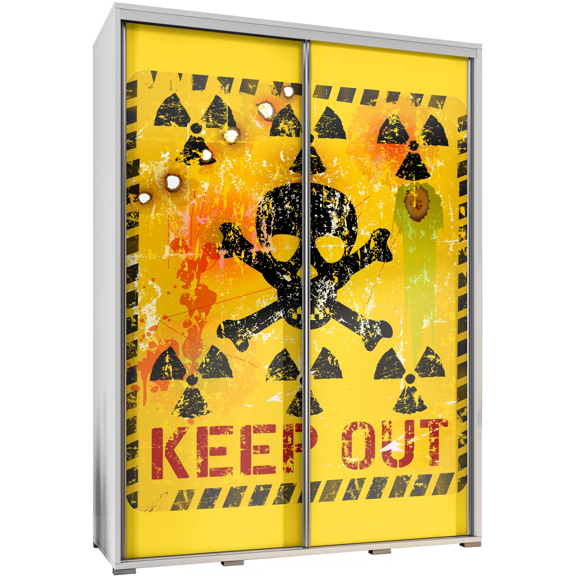 Szafa 155 z Grafiką Keep Out Penelopa Maridex Dąb Catania