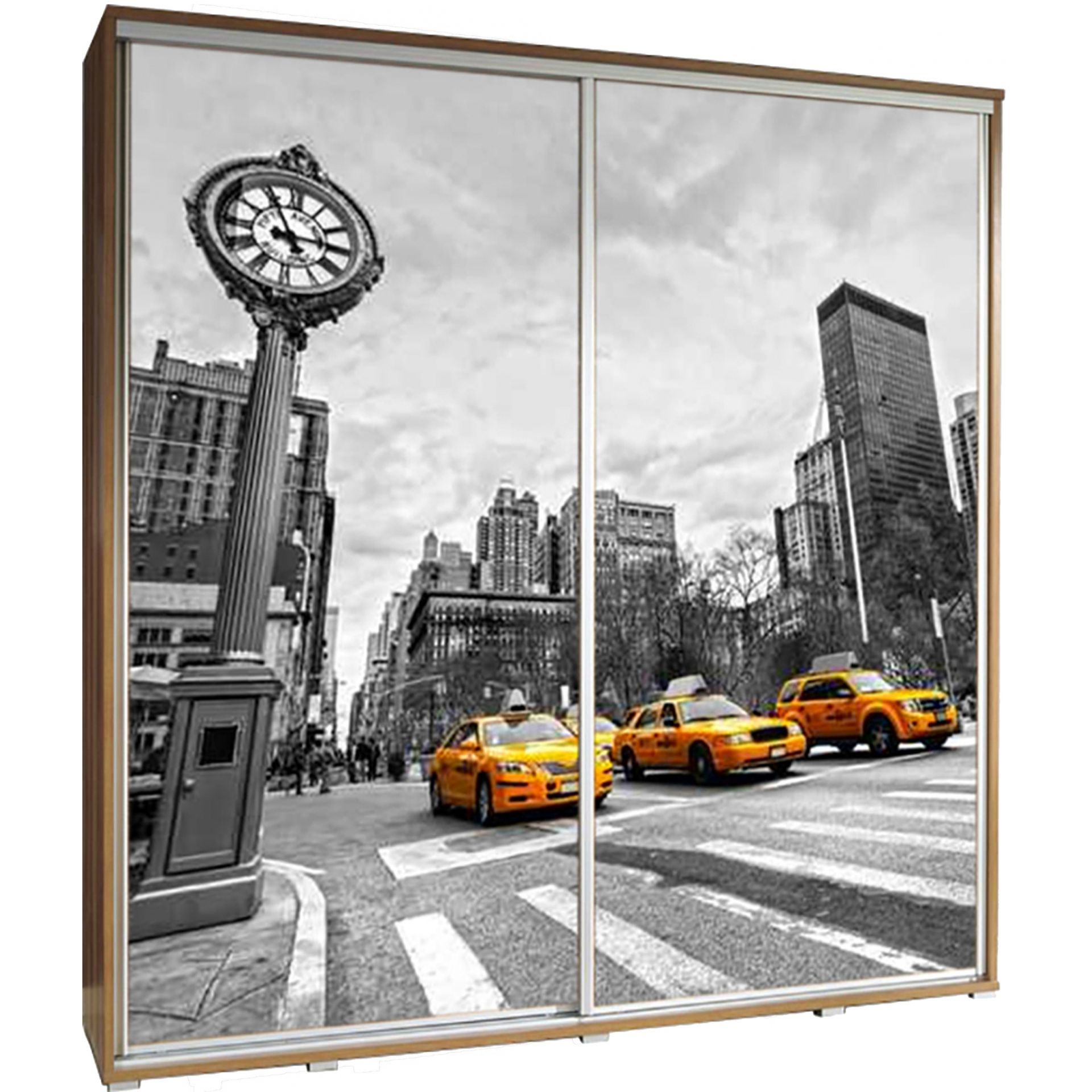 Szafa 205 z Grafiką Taxi 1 Penelopa Maridex Biały Mat