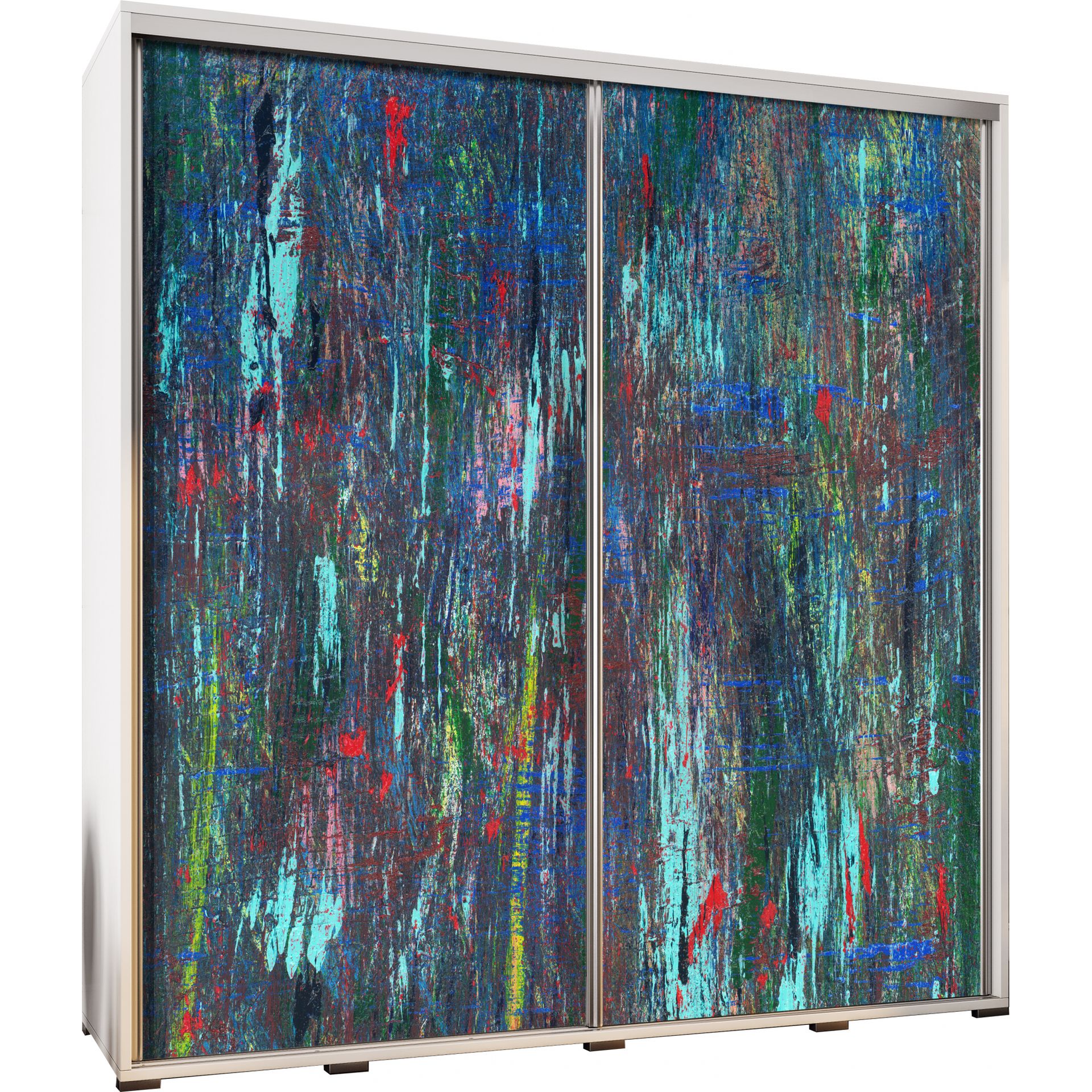 Szafa 205 z Grafiką Abstrakcja 2 Penelopa Maridex Dąb Catania