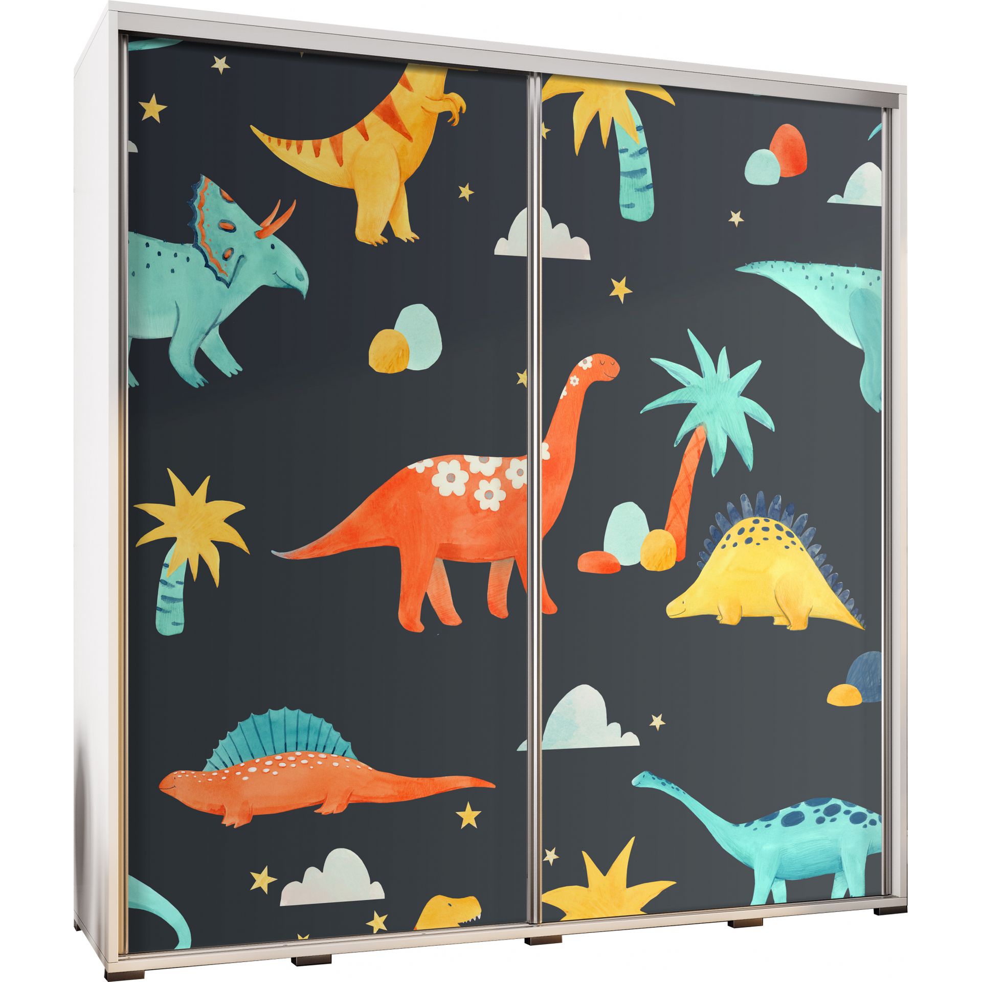 Szafa 205 z Grafiką Dino 2 Penelopa Maridex Dąb Artisan