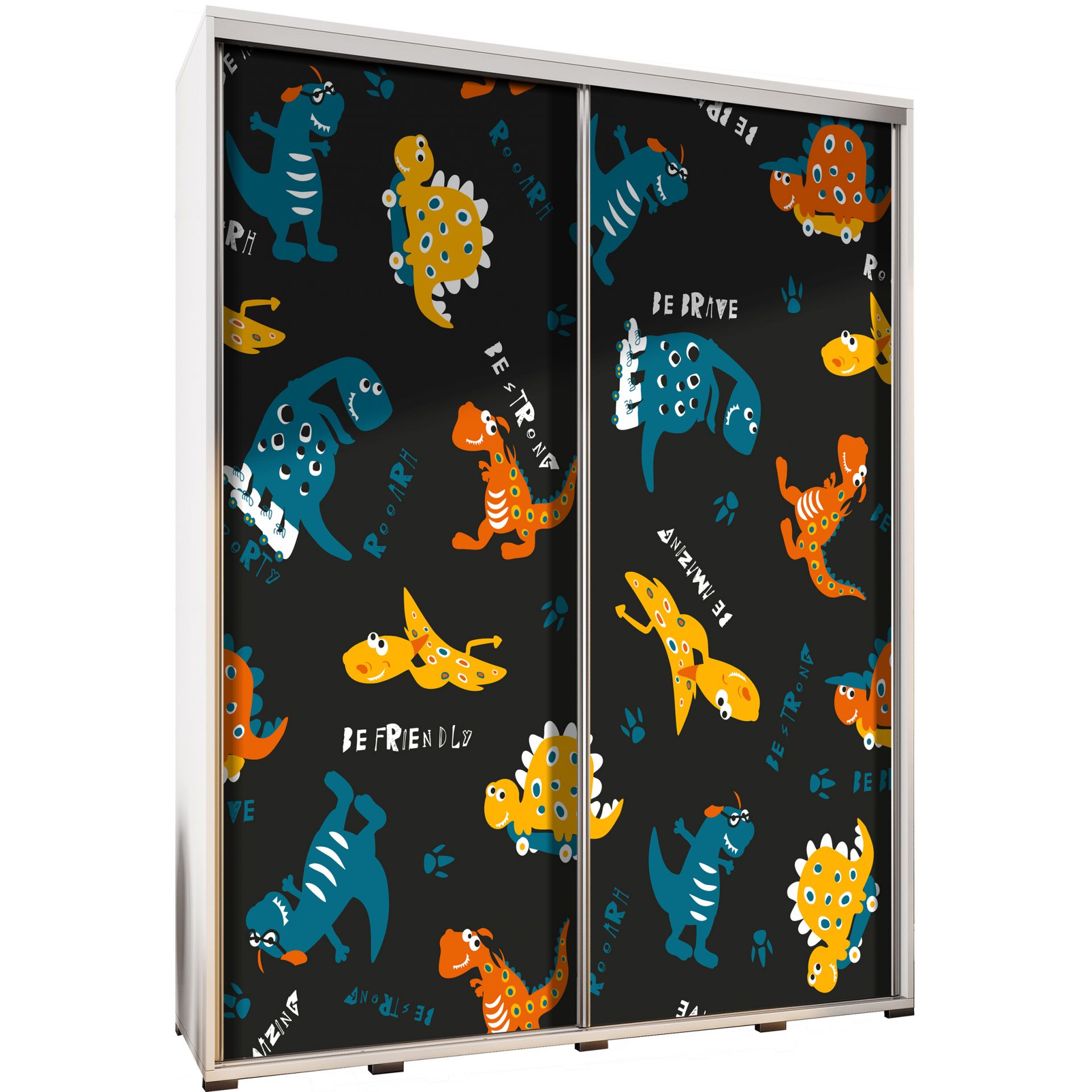 Szafa 155 z Grafiką Dino 1 Penelopa Maridex Dąb Artisan