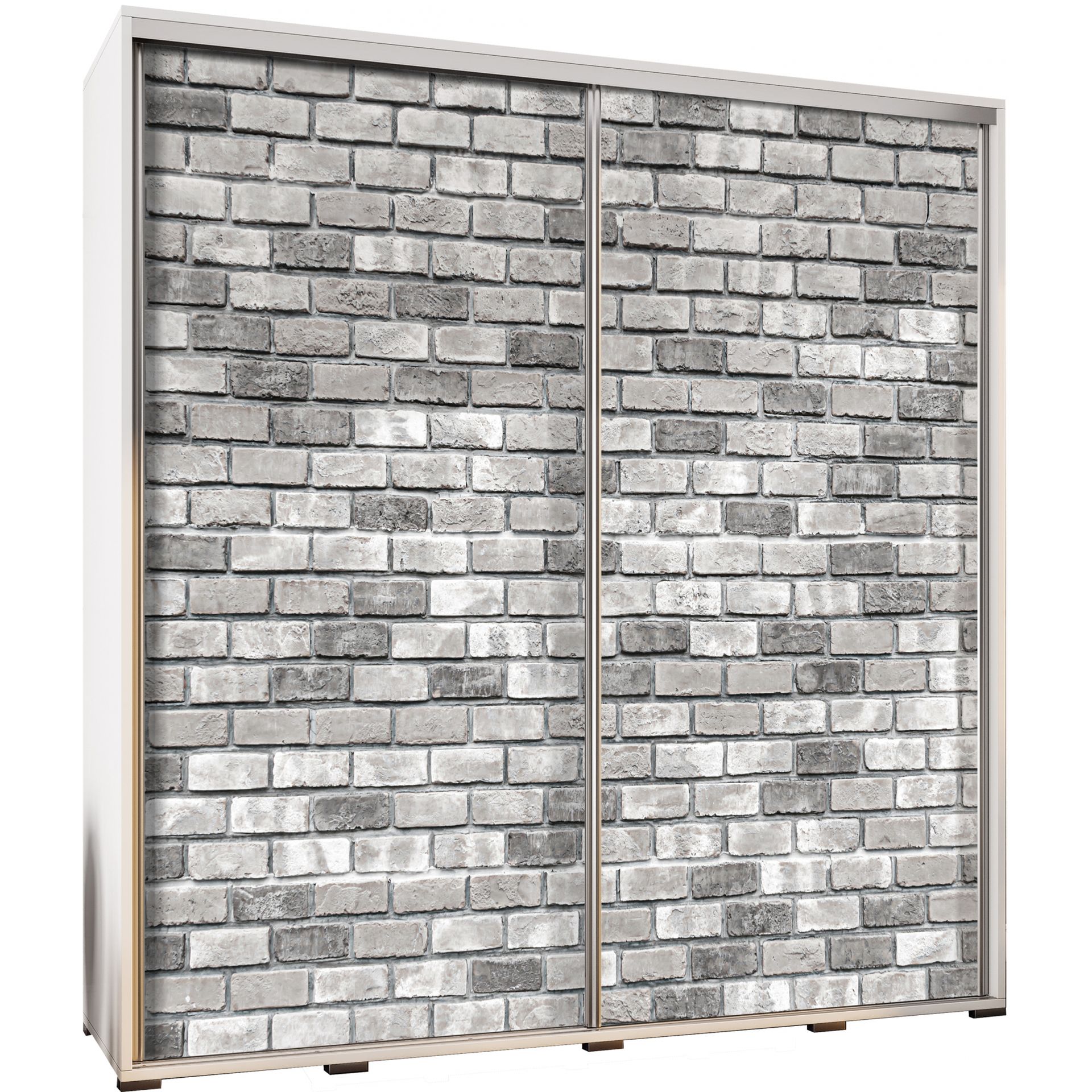 Szafa 205 z Grafiką Szara Cegła Penelopa Maridex Dąb Catania