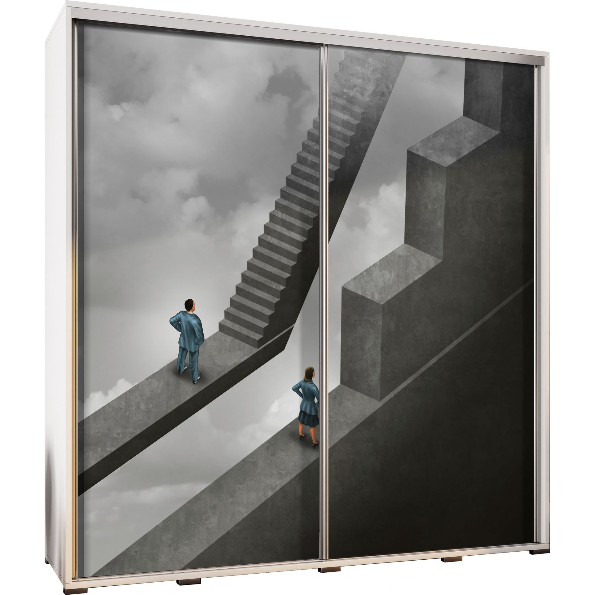 Szafa 205 z Grafiką Gender Penelopa Maridex Biały Mat