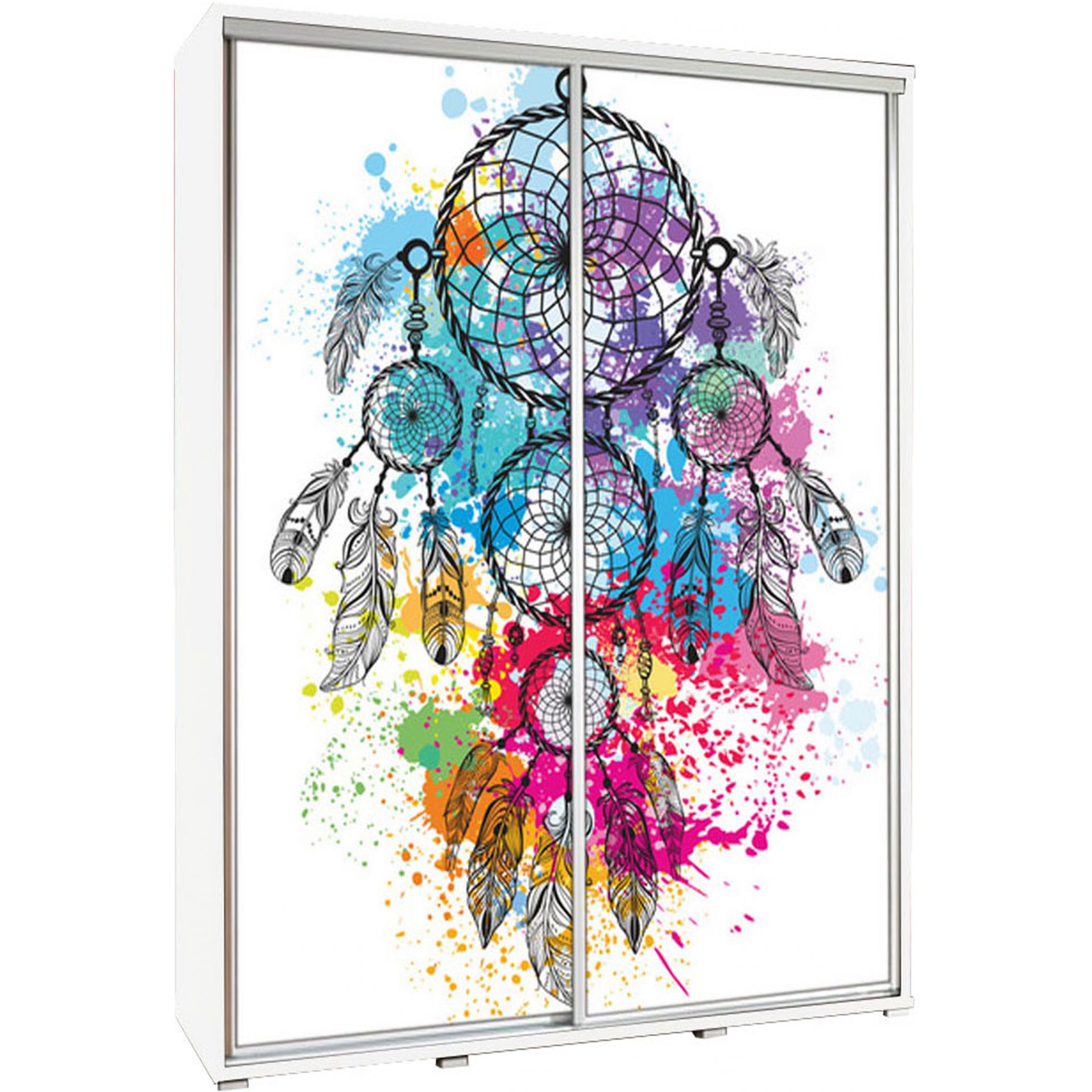 Szafa 155 z Grafiką Łapacz Snów 2 Penelopa Maridex Biały Mat