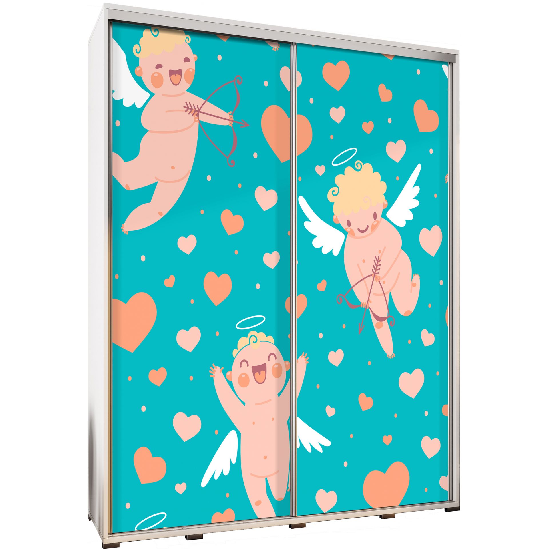 Szafa 155 z Grafiką Amorki Penelopa Maridex Dąb Artisan