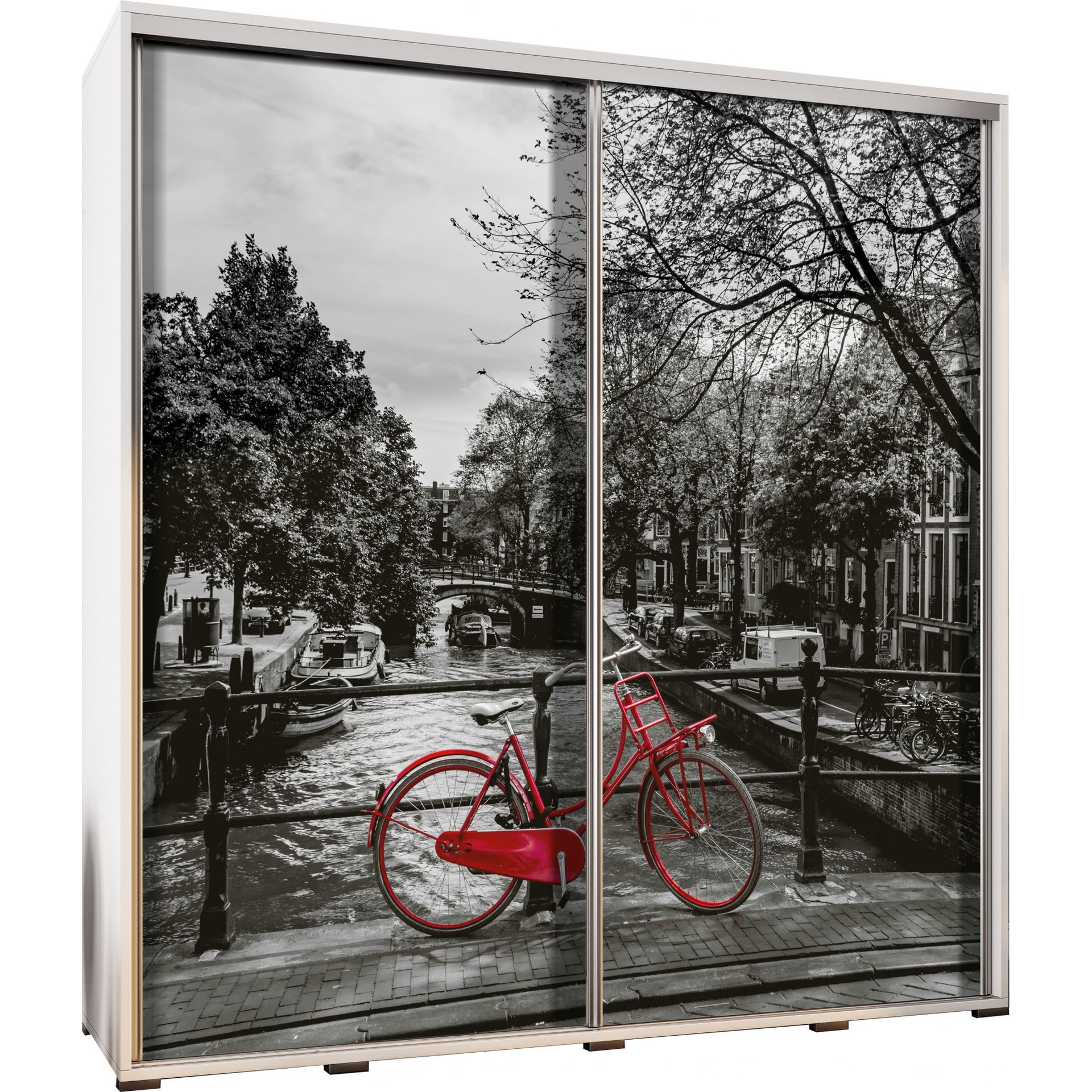 Szafa 205 z Grafiką Amsterdam Penelopa Maridex Dąb Sonoma